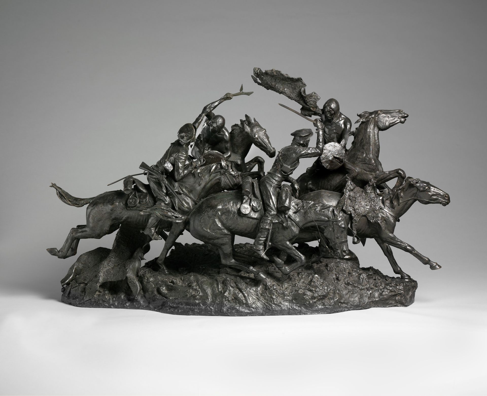 The Old Dragoons of 1850 by Frederic Remington