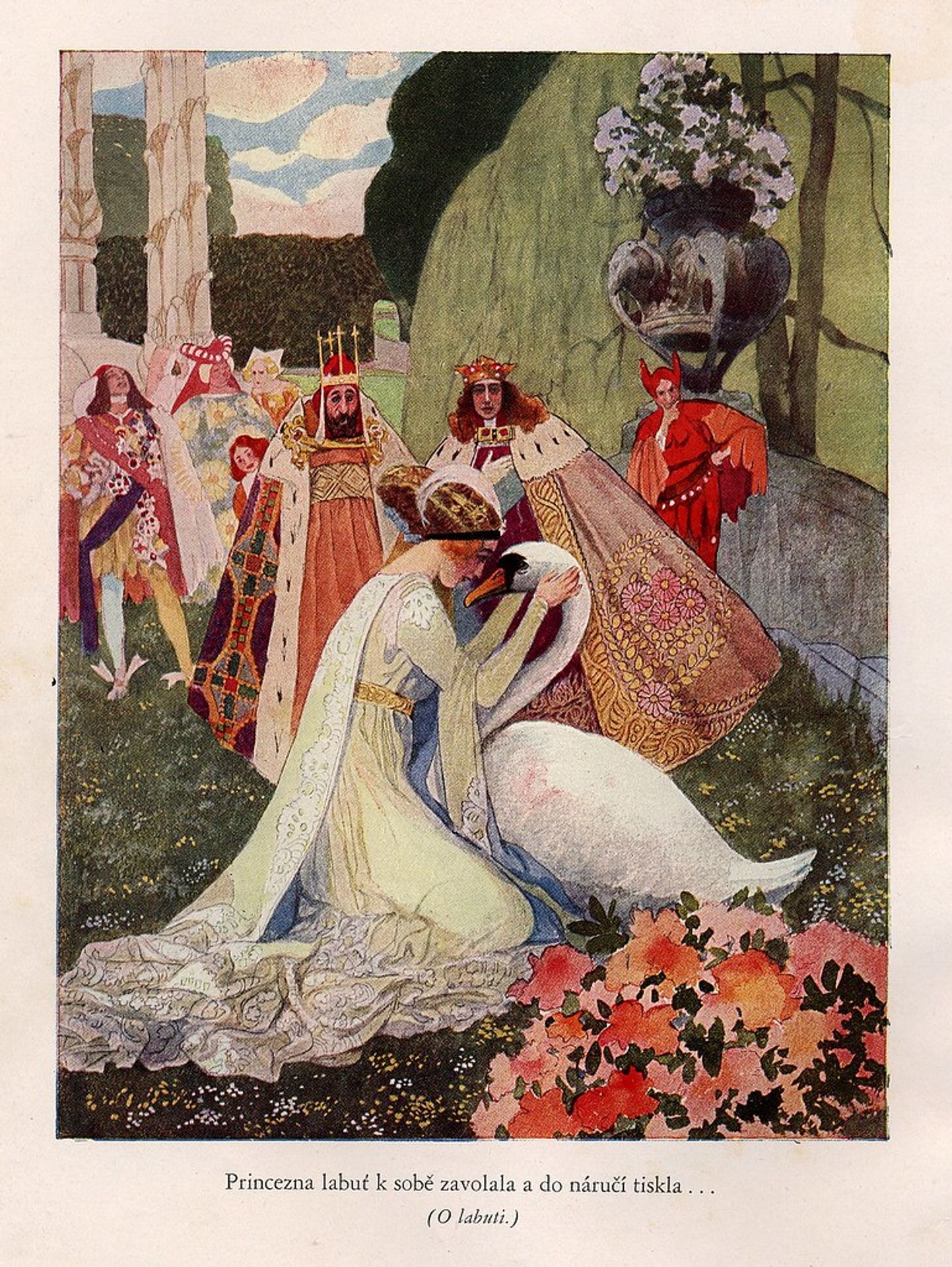 Illustration for Božena Němcová's Fairy Tales by Artuš Scheiner