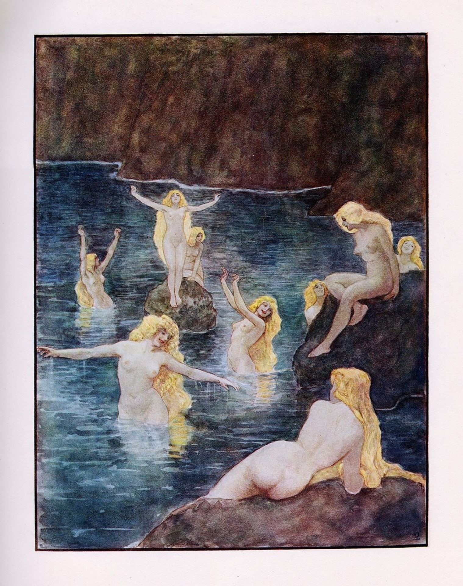 Illustration for Romance About The Faithful Friendship Of Amis And Amil by Artuš Scheiner