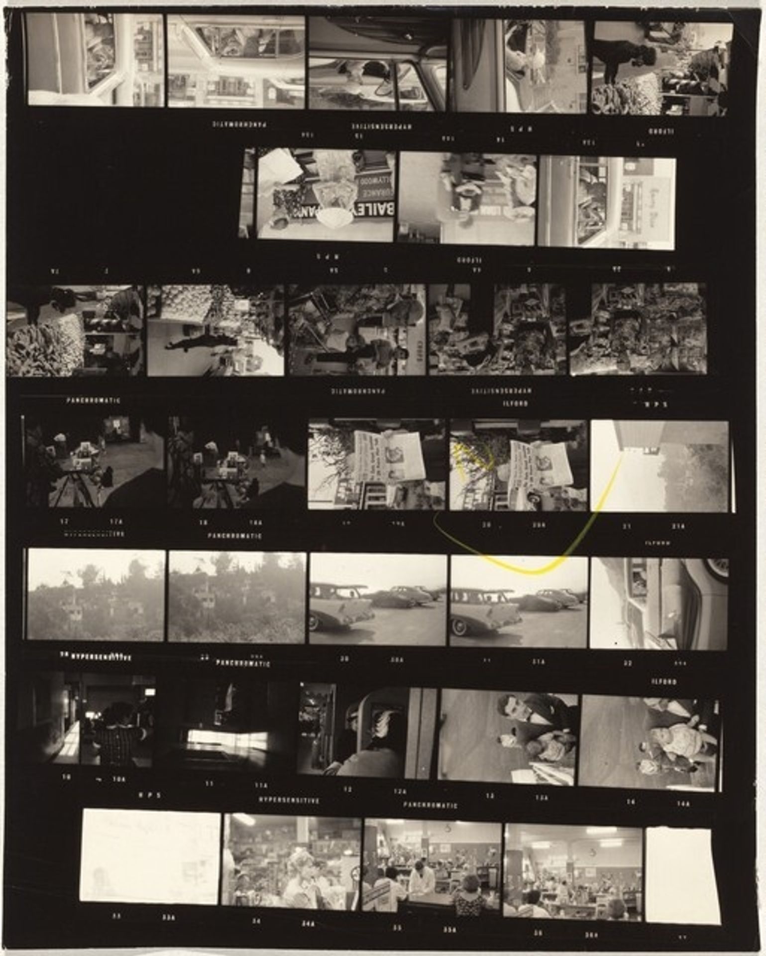 Hollywood 7 by Robert Frank