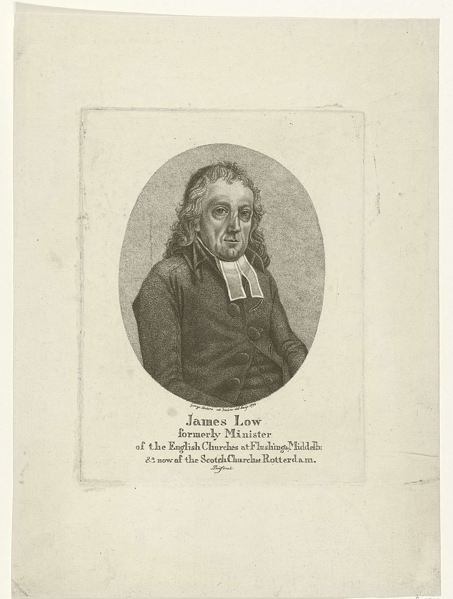 Portret van James Low by George Kockers