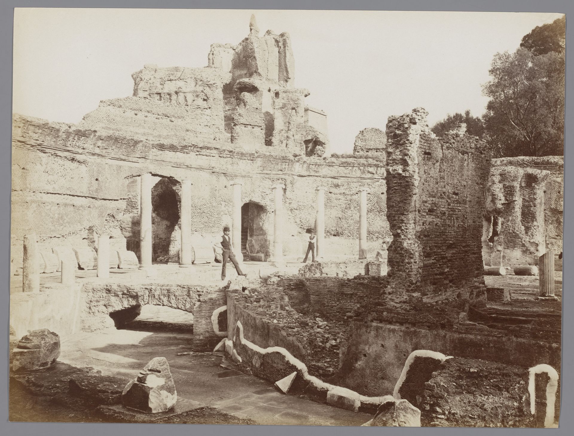 Villa Adriana in Tivoli, Italië by Anderson (firma)