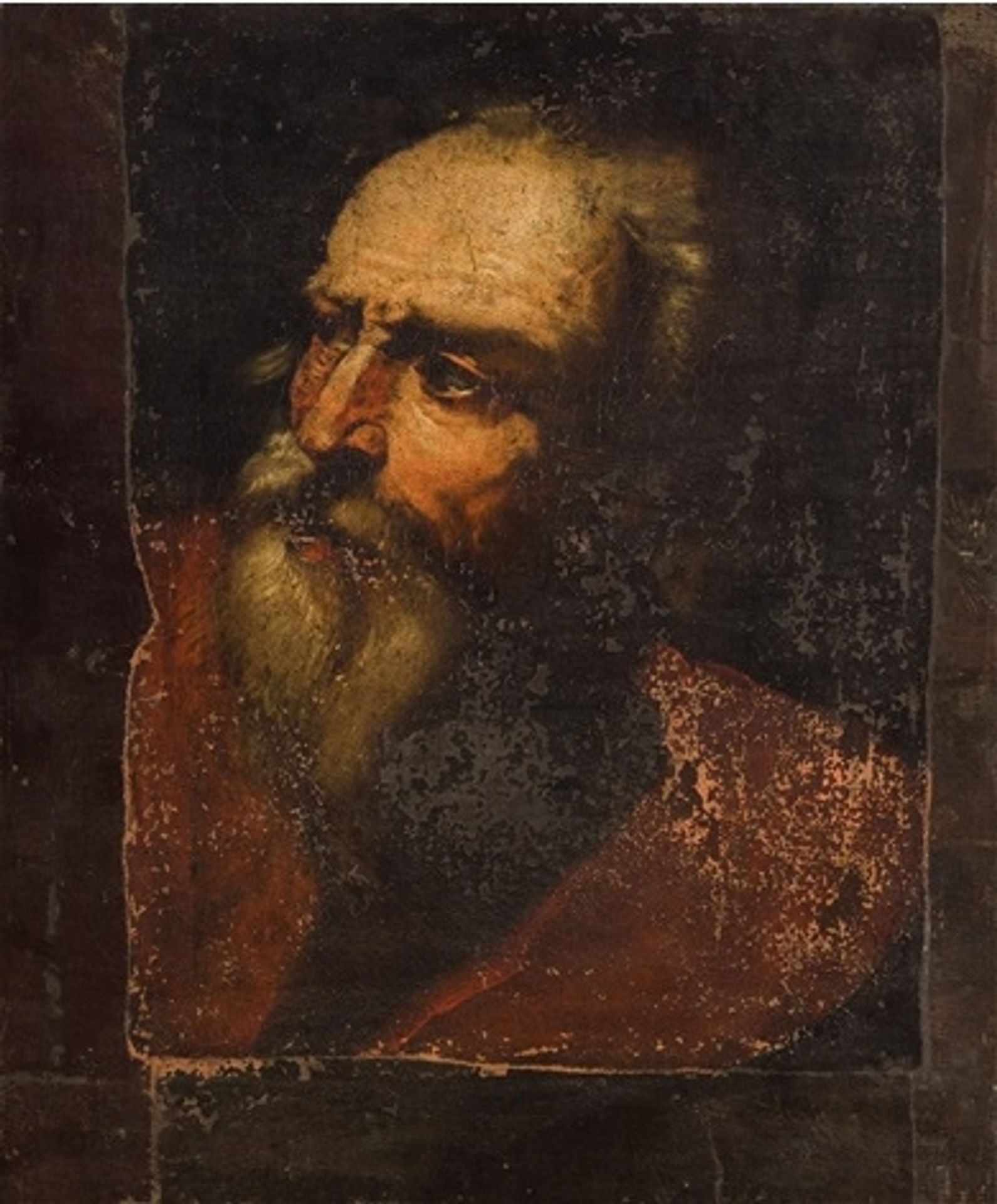 Old man brim by Domenico Fiasella