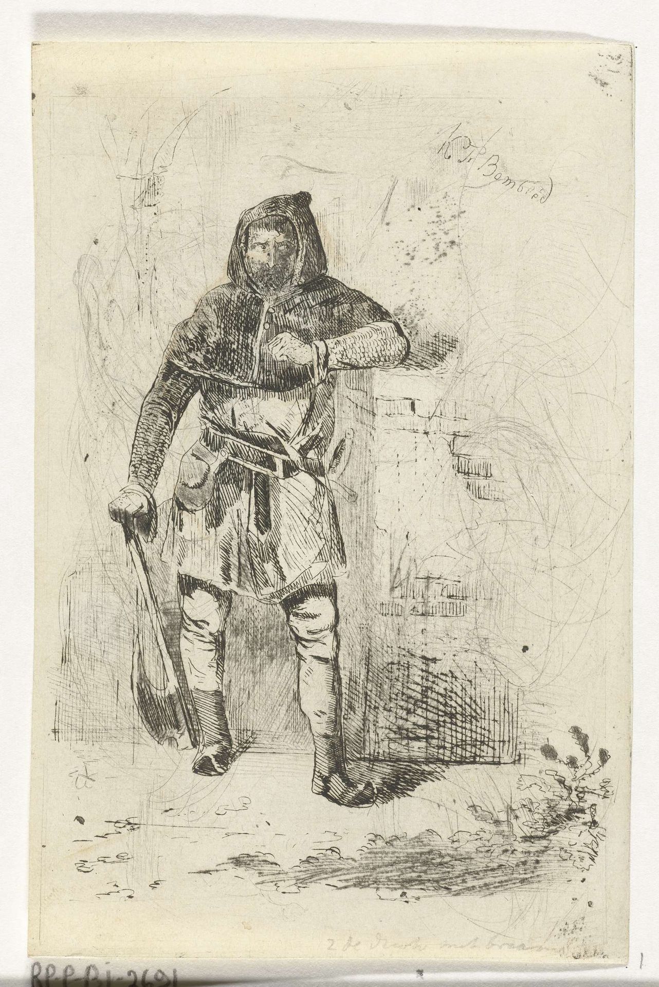 Soldaat met bijl by Karel Frederik Bombled
