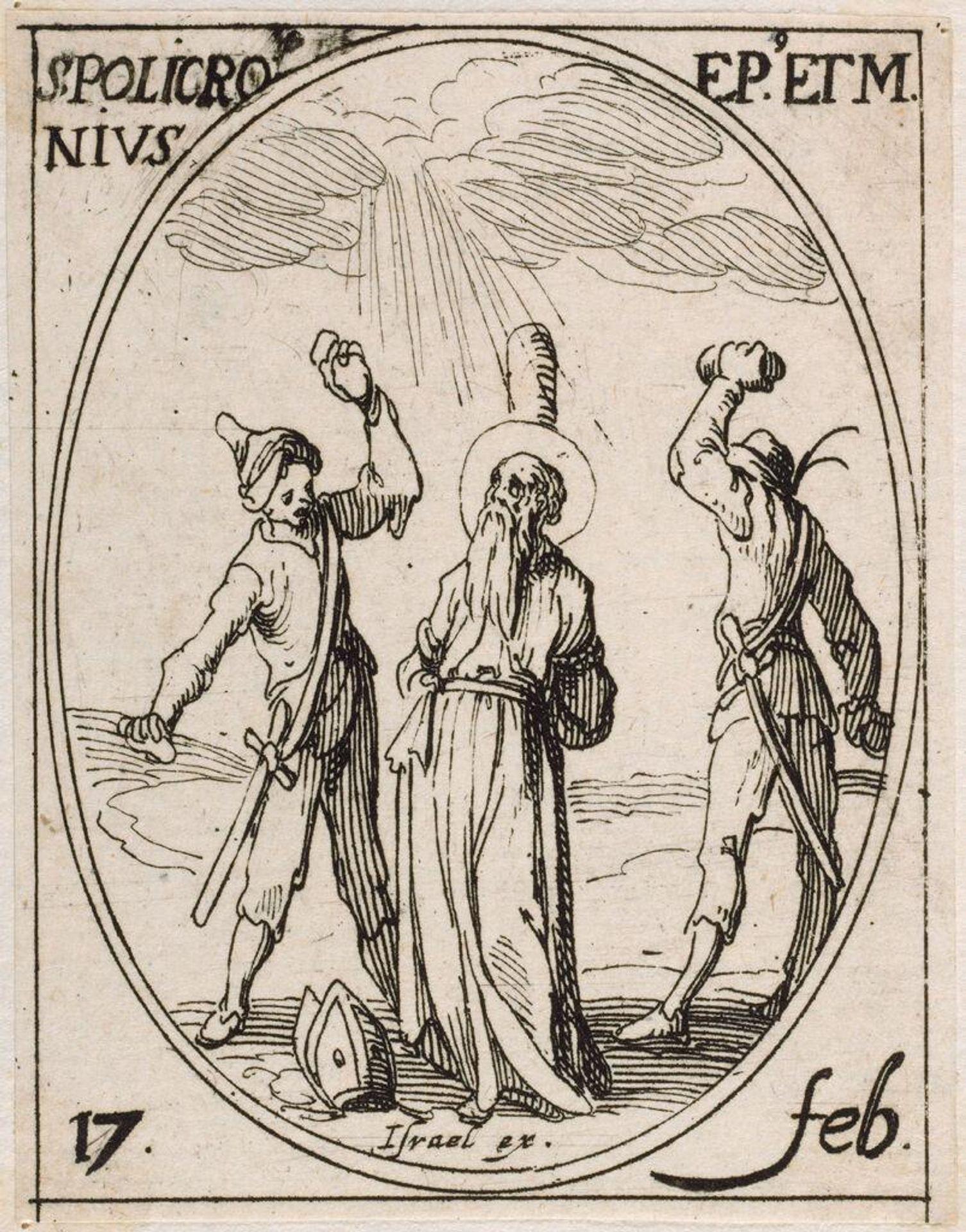 Saint Polychronius by Jacques Callot