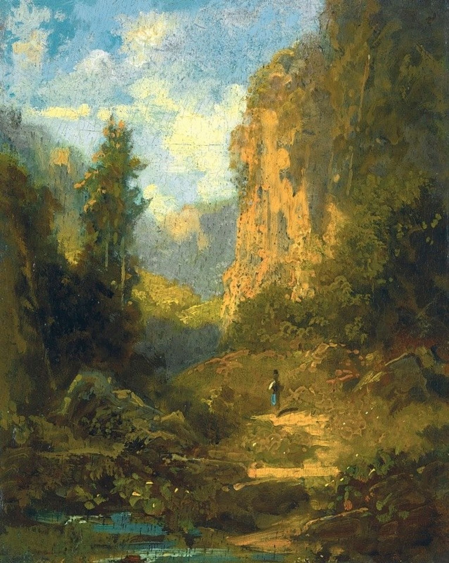 Gebirgslandschaft by Carl Spitzweg