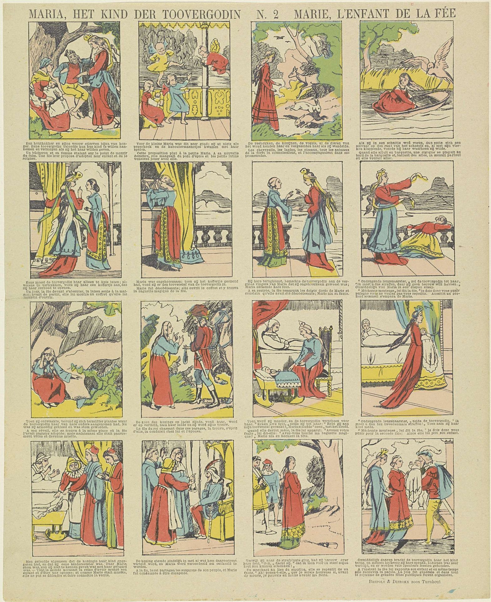 Maria, het kind der toovergodin / Marie, l'enfant de la fée by Brepols & Dierckx zoon