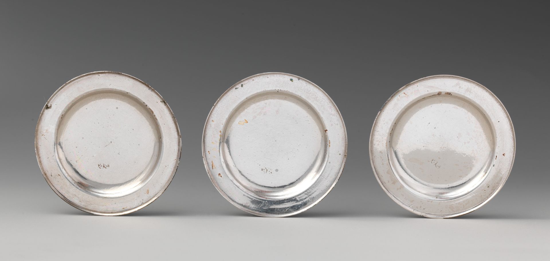 Set of four miniature second course dishes by David Clayton