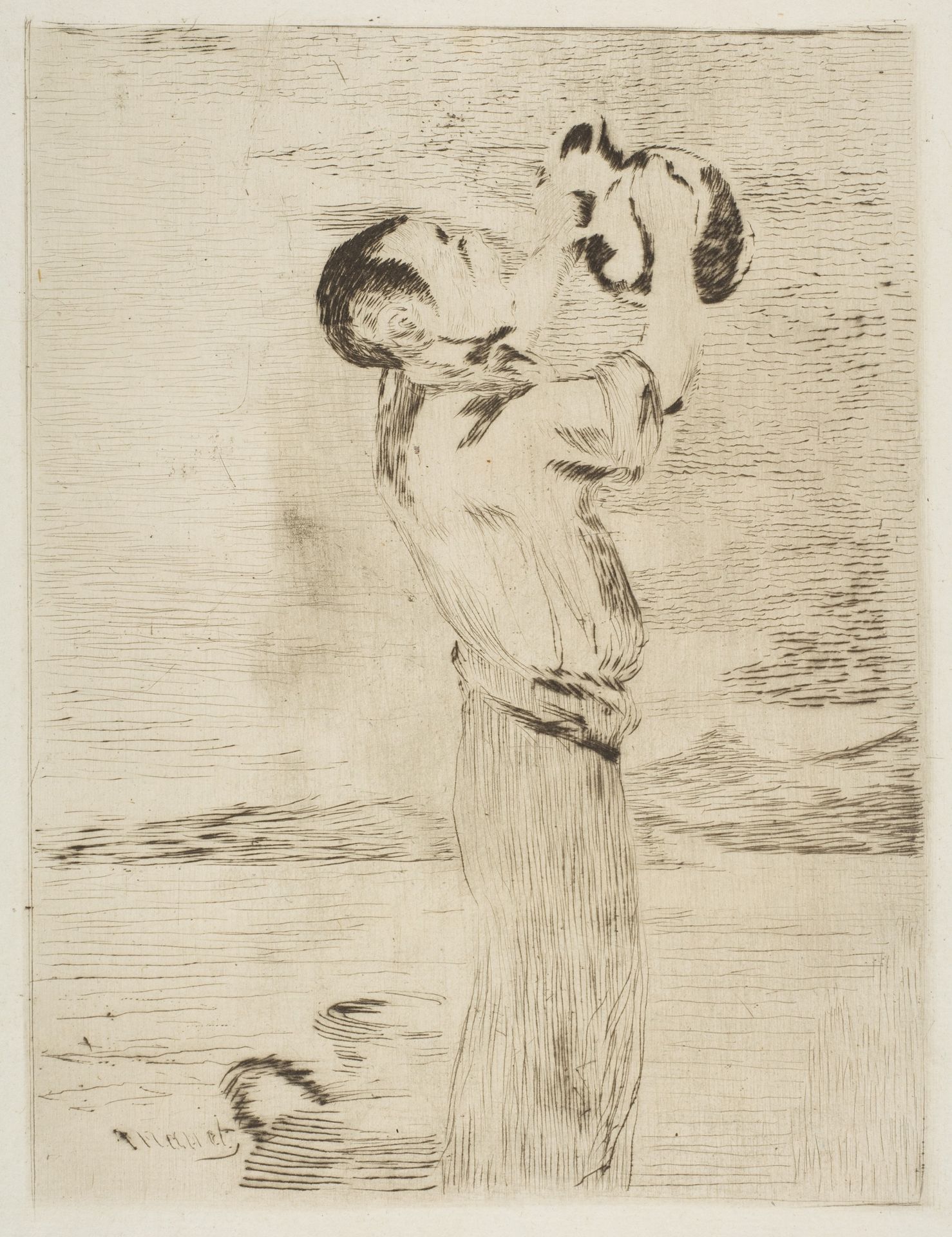 The Water Drinker by Edouard Manet