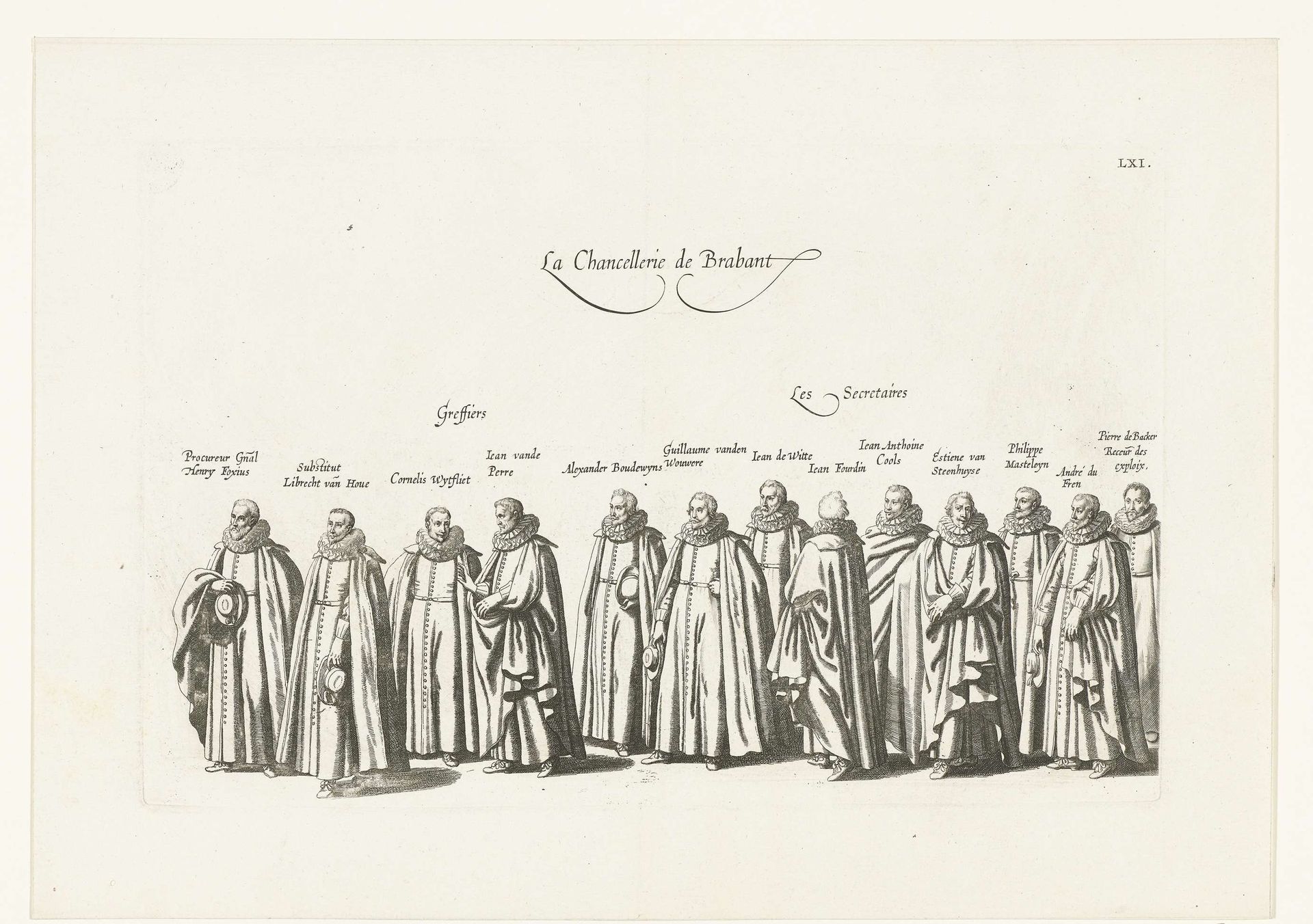Begrafenisstoet van aartshertog Albrecht (plaat LXI), 1622 by Cornelis Galle I
