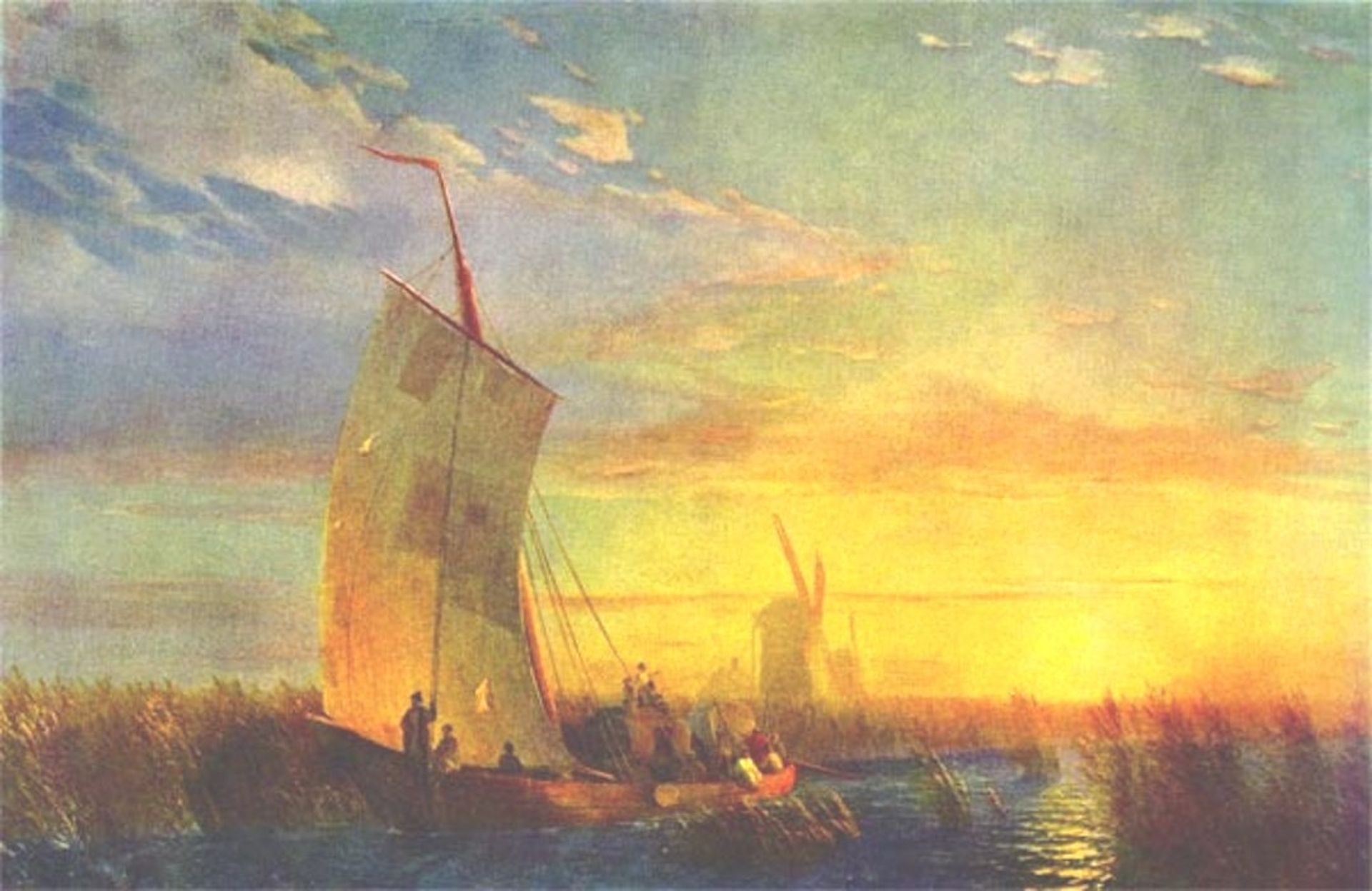 Rush on Dnieper near Aleshki by Ivan Konstantinovich Aivazovsky