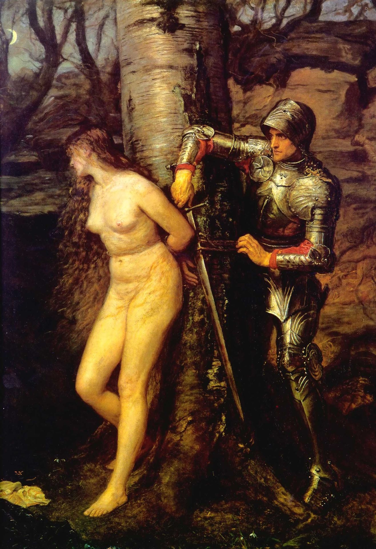 The Knight Errant by Sir John Everett Millais