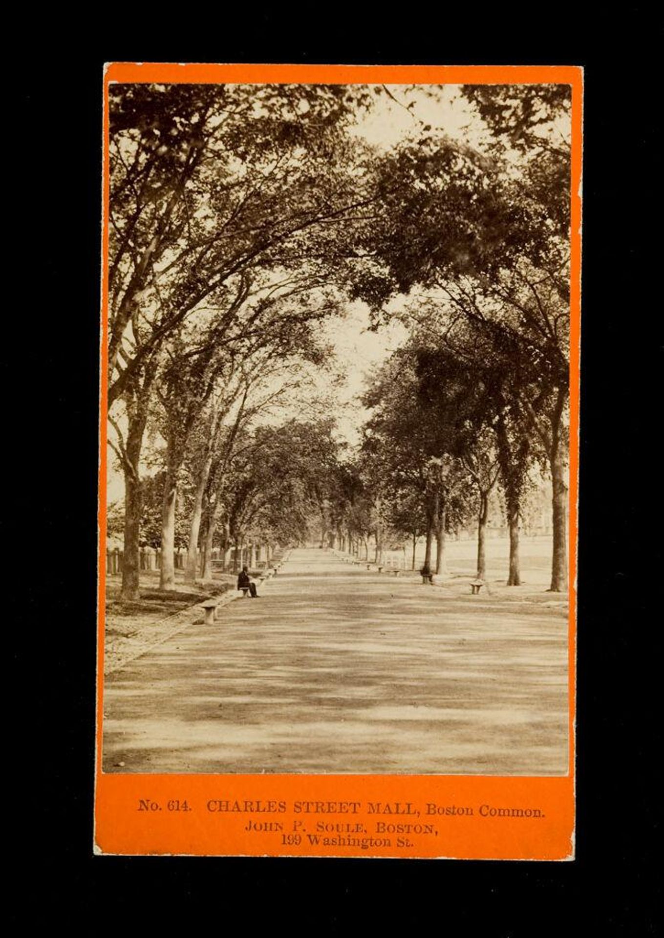 No. 614. Charles Street Mall, Boston Common. by John Payson Soule