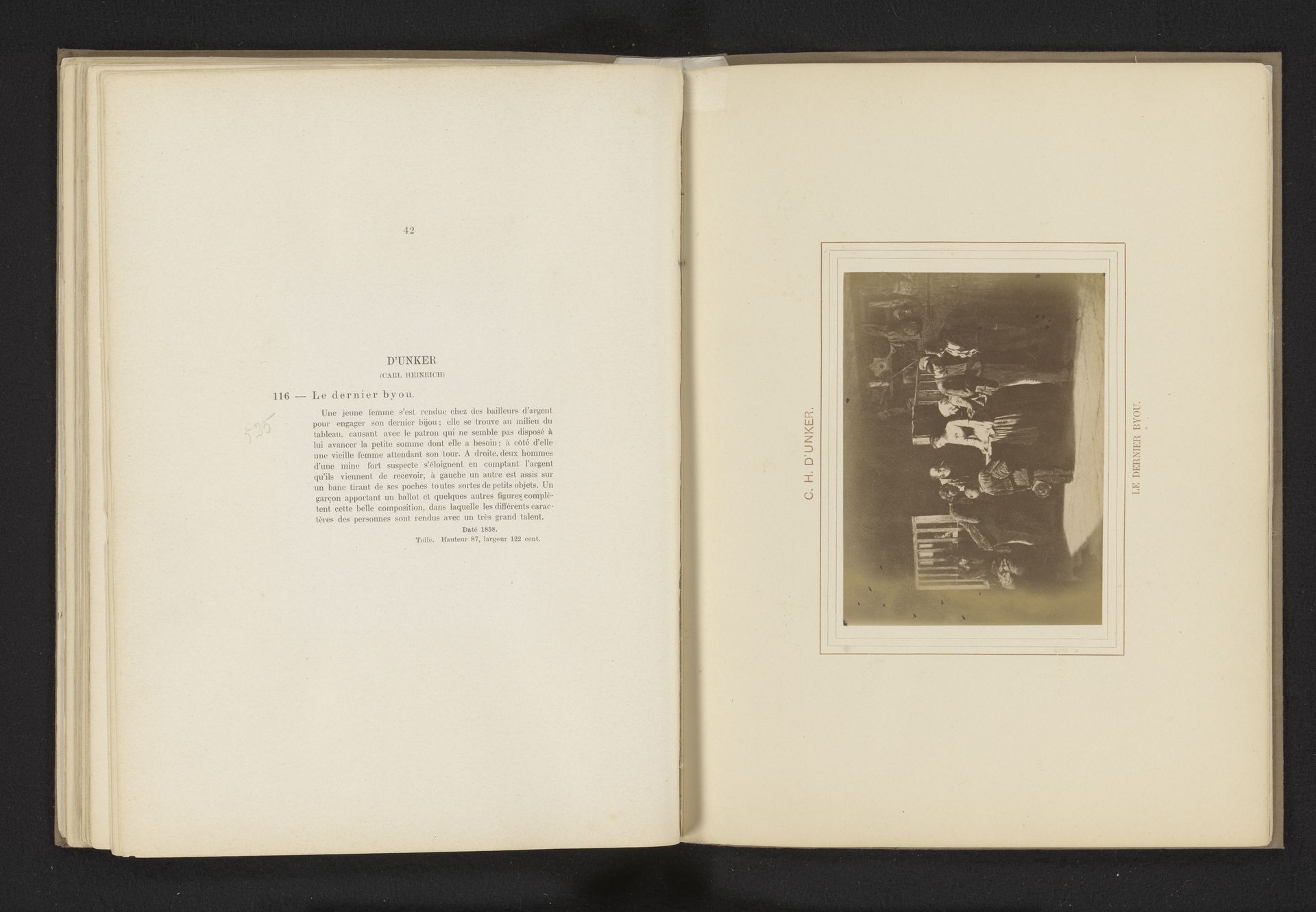 Fotoreproductie van Le dernier byou door Carl Henrik D'Unker by Anonymous