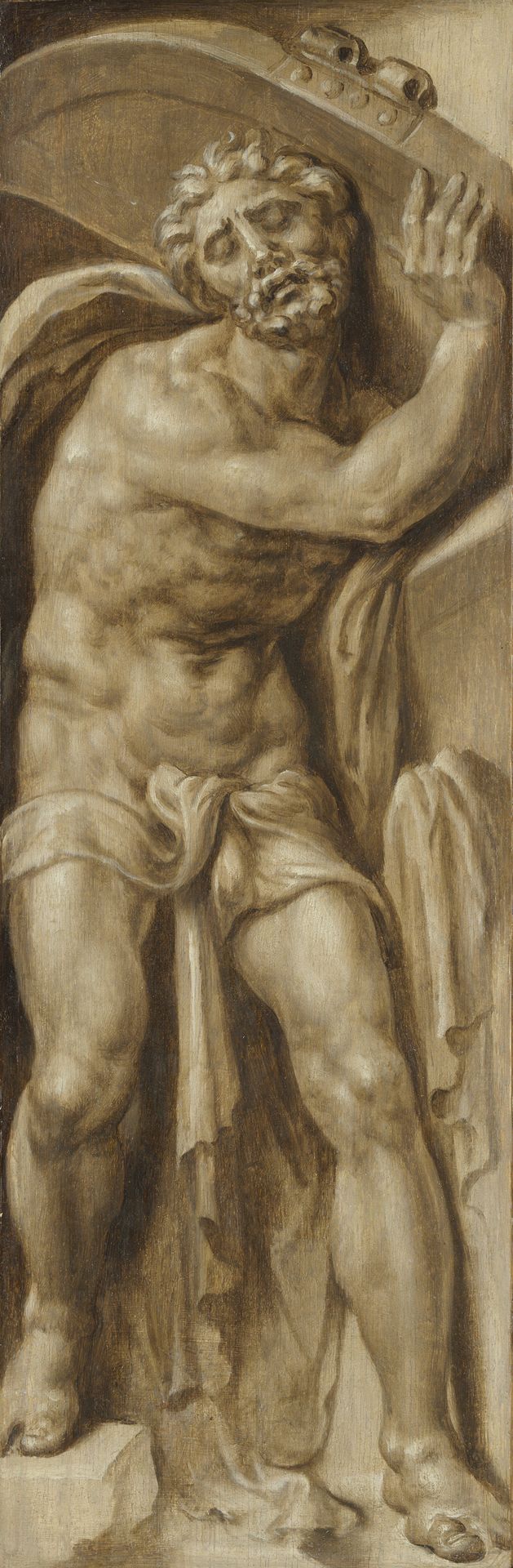 Samson Carrying the Gate of Gaza by Maarten van Heemskerck