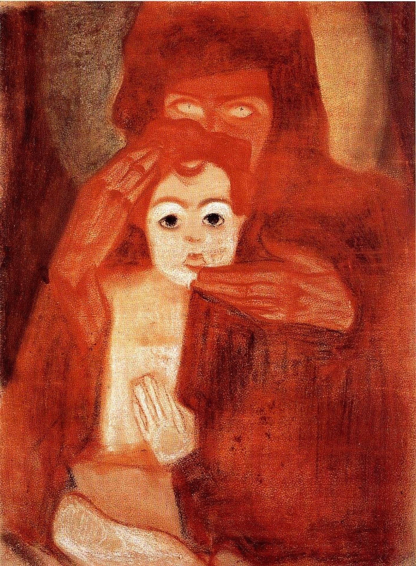 Mother and Child (Madonna) by Egon Schiele