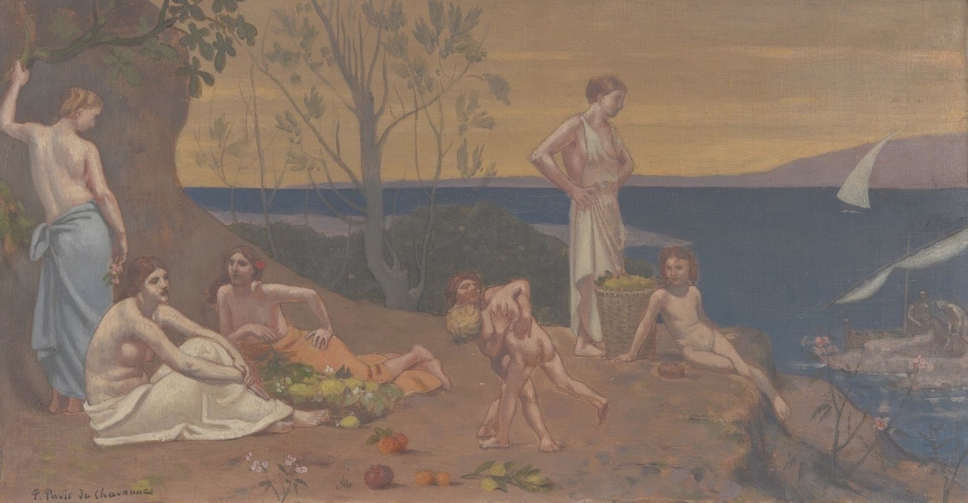 Doux Pays by Pierre Puvis de Chavannes