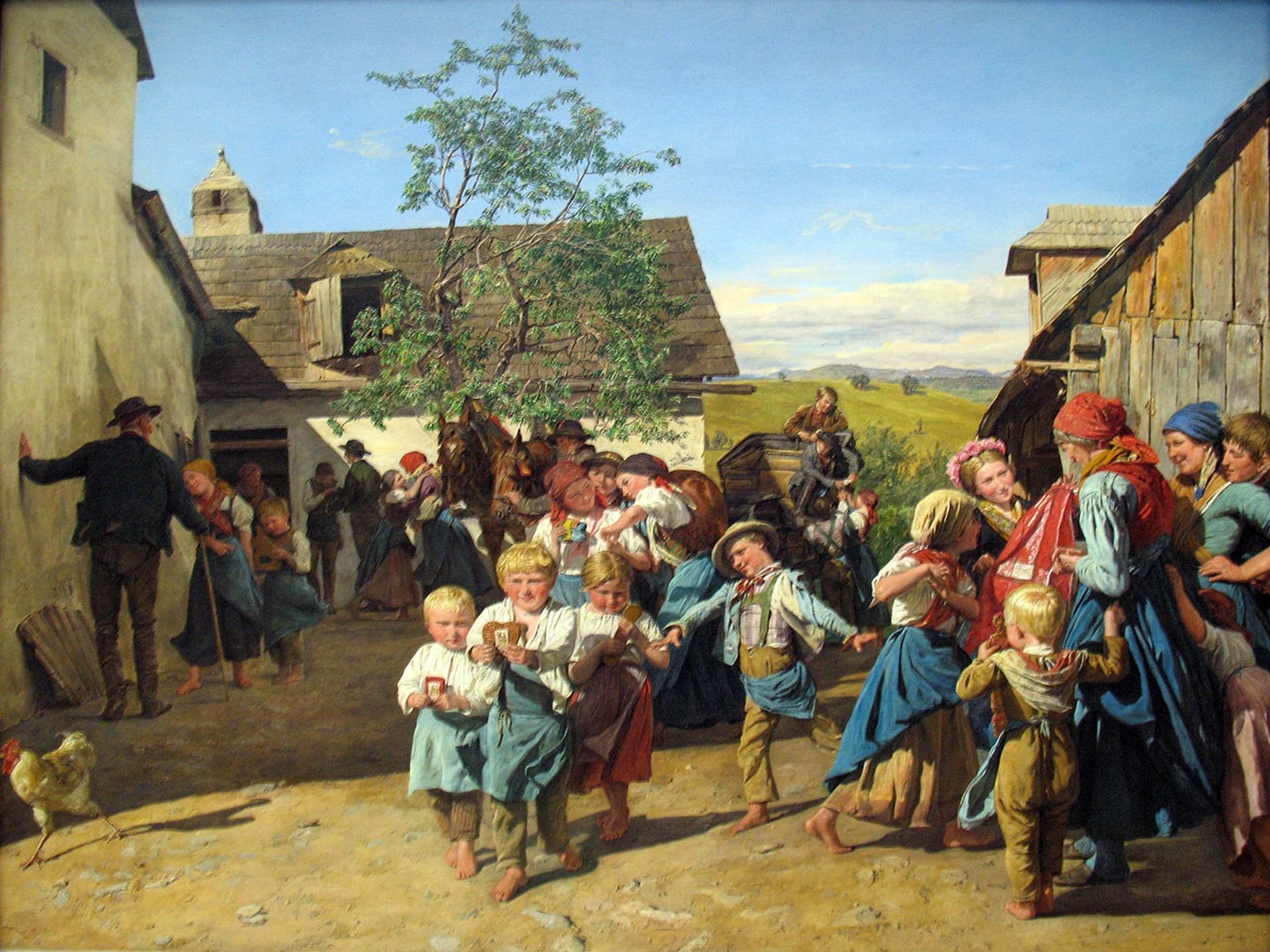 Return from the Church Fair by Ferdinand Georg Waldmüller