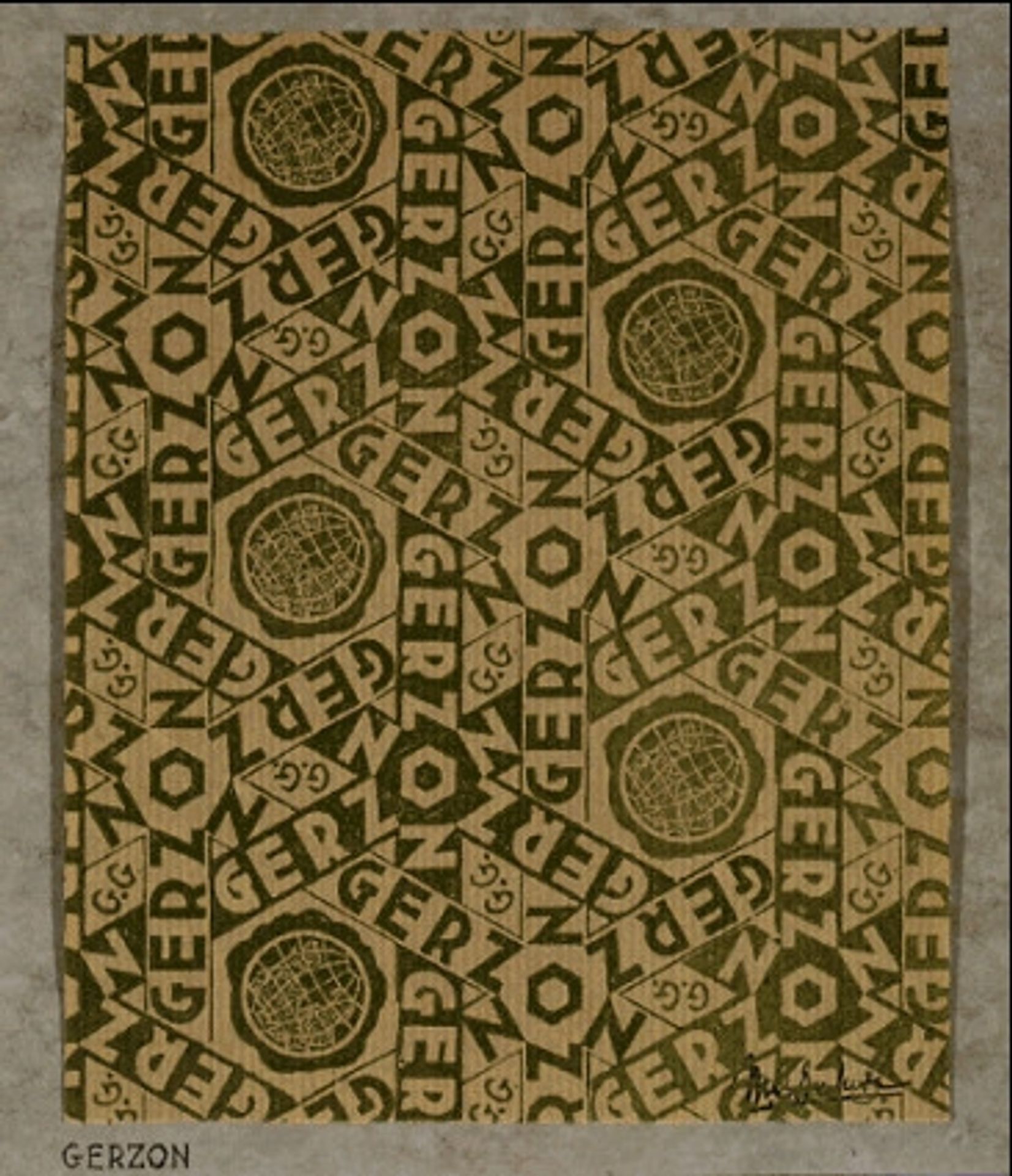 Design for the Gerzon store in Amsterdam by M.C. Escher