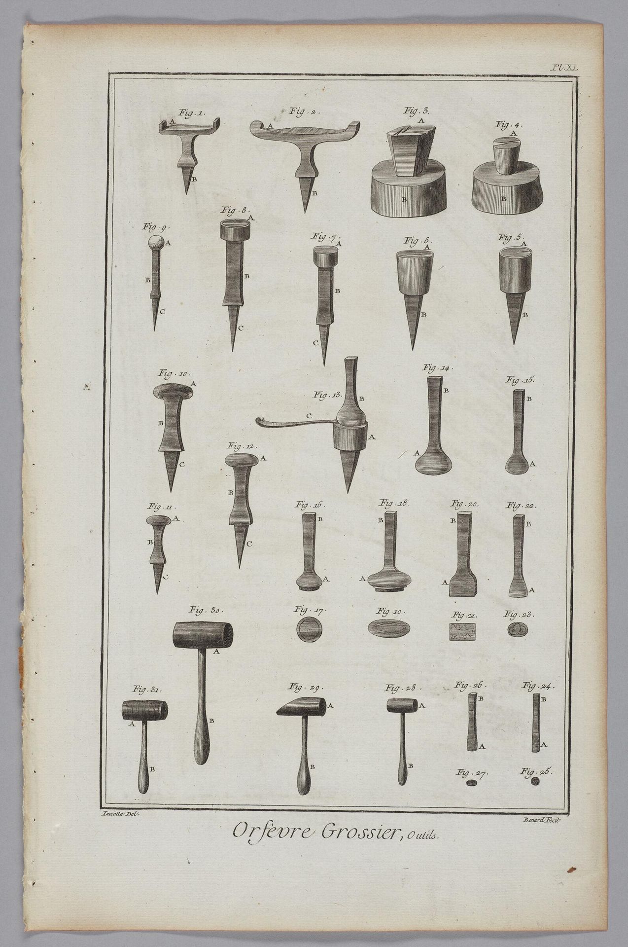 Goldsmiths' Tools by Robert BÃ©nard