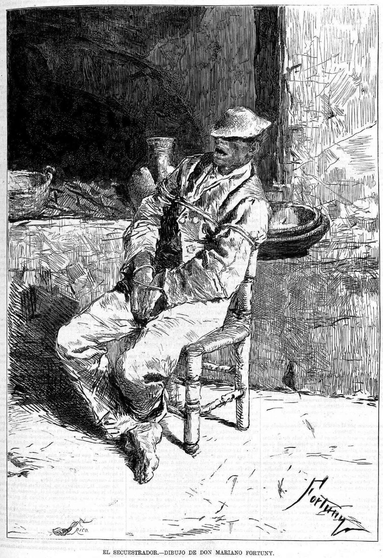 The kidnapper by Mariano Fortuny Marsal