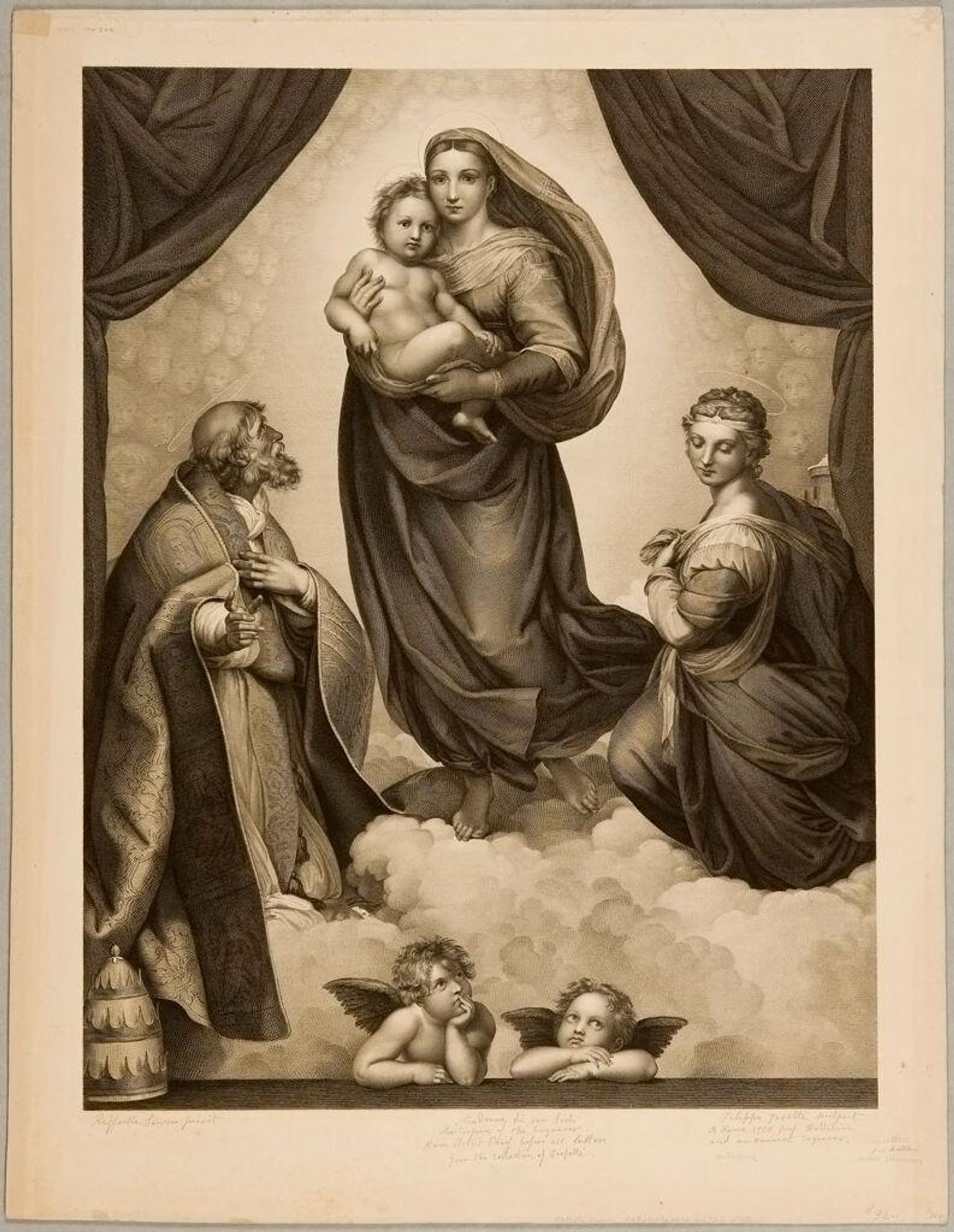 Sistine Madonna by Filippo Tosetti