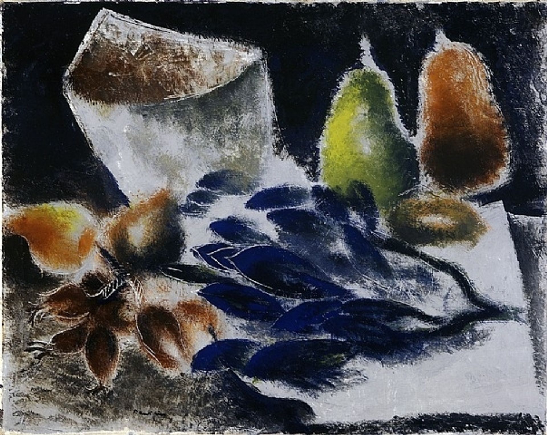 Nature morte aux poires by Jean Fautrier