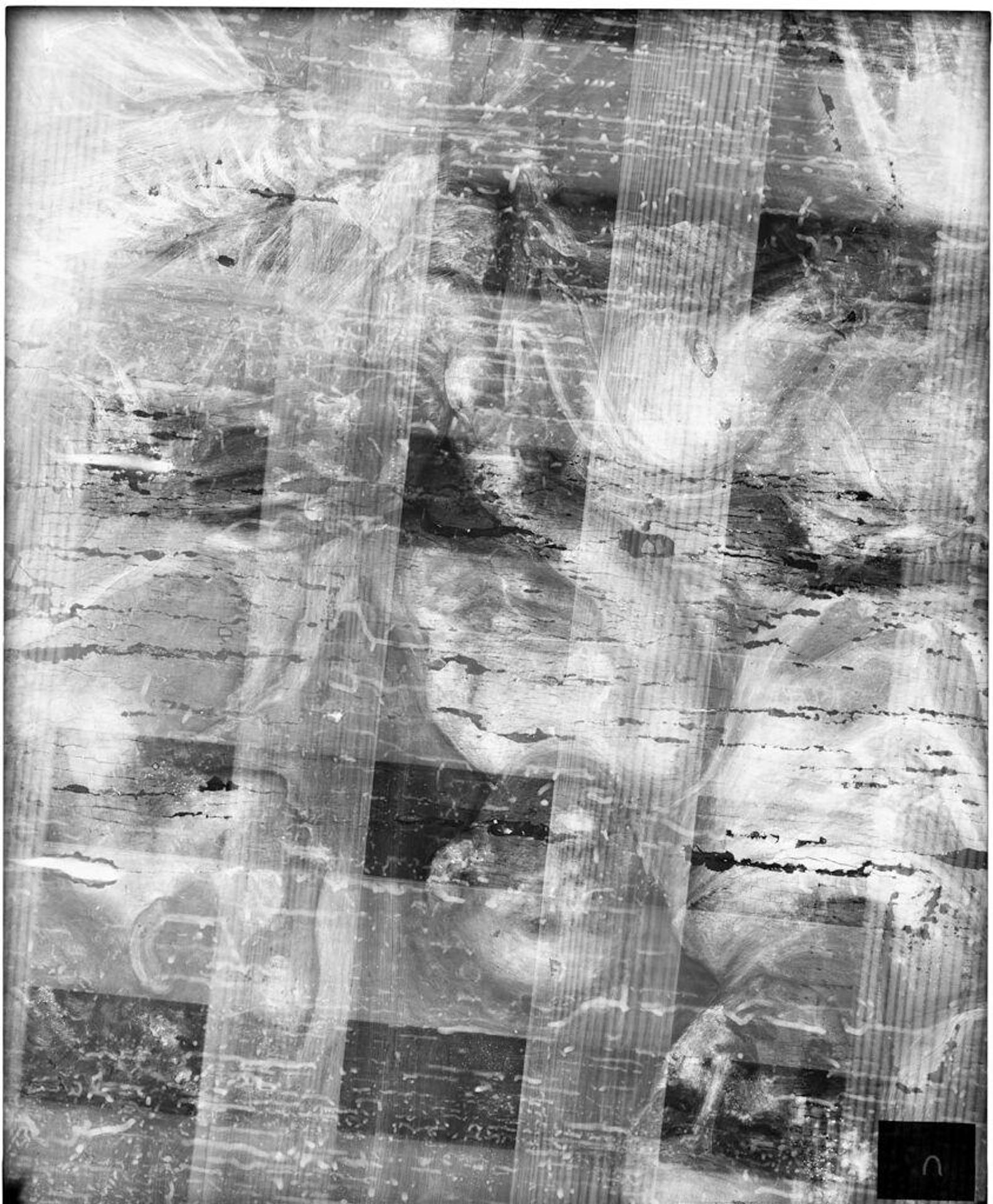X-radiograph(s) of "Madonna and Child with Saints" by Artist of original: Polidoro da Lanciano