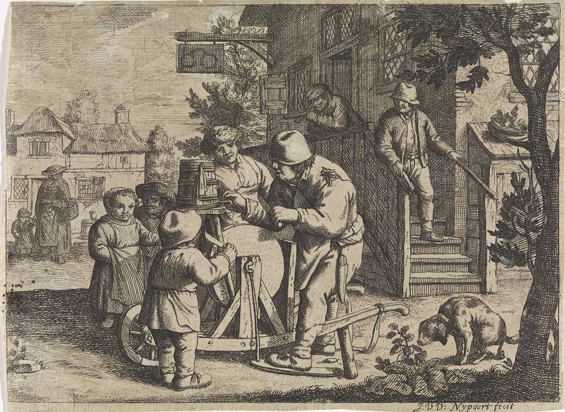Scharenslijper by Justus van den Nijpoort