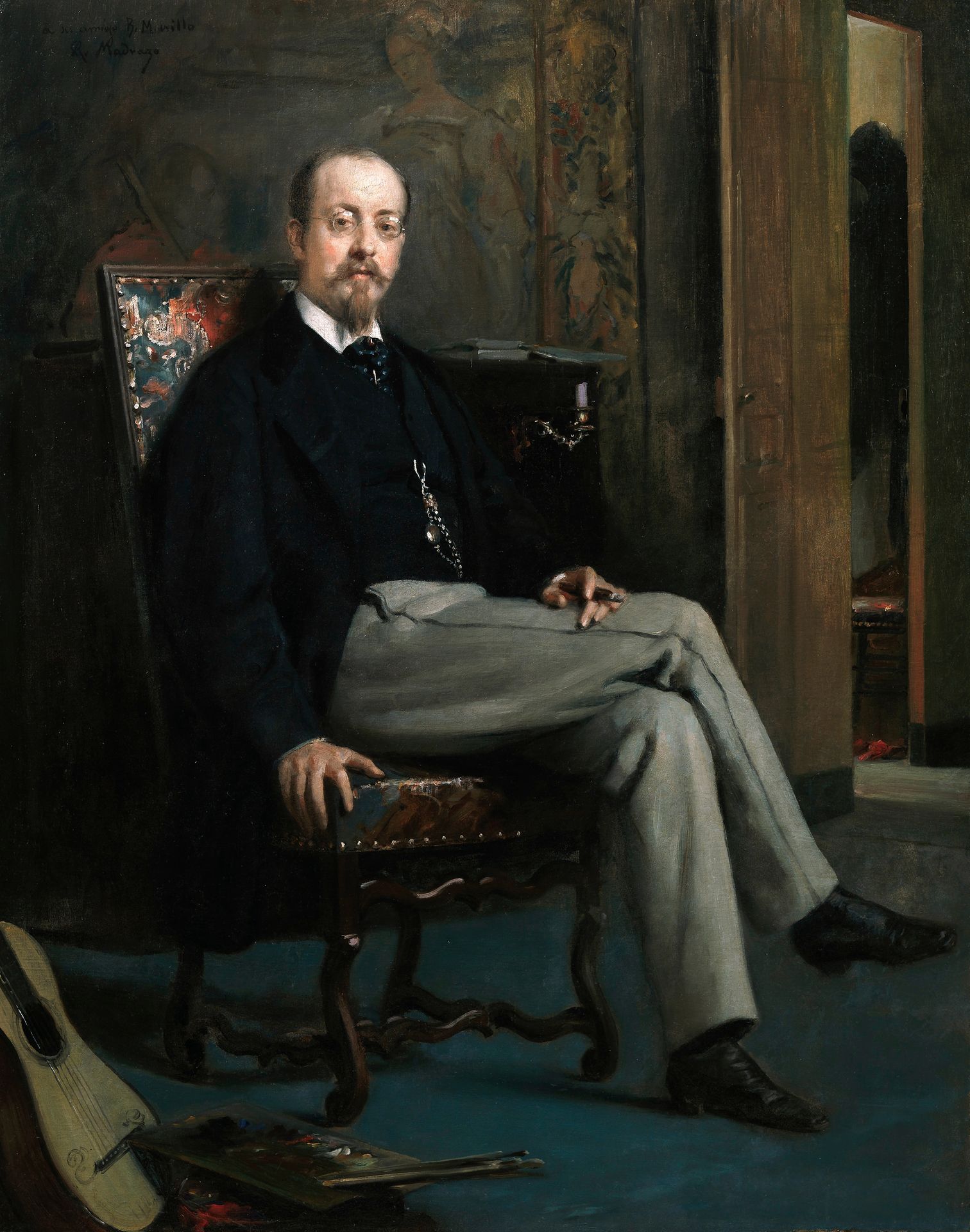 The Painter Benito Soriano Murillo by Raimundo de Madrazo