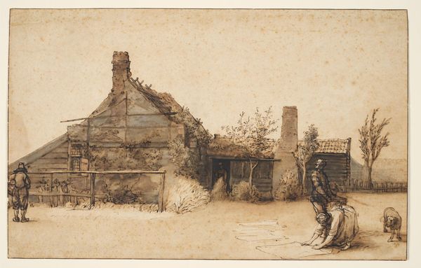 Cottage with a Bleaching Yard
