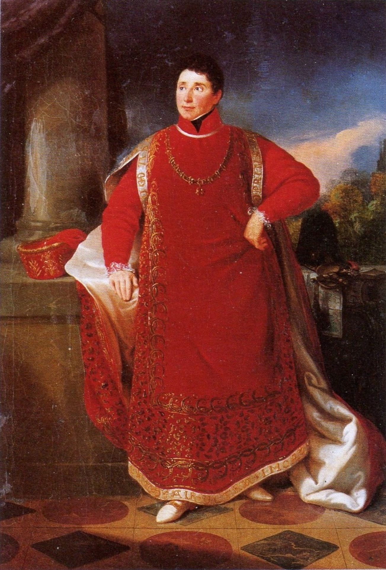Charles Alain de Rohan as a knight of the Order of the Golden Fleece by Alexander Clarot