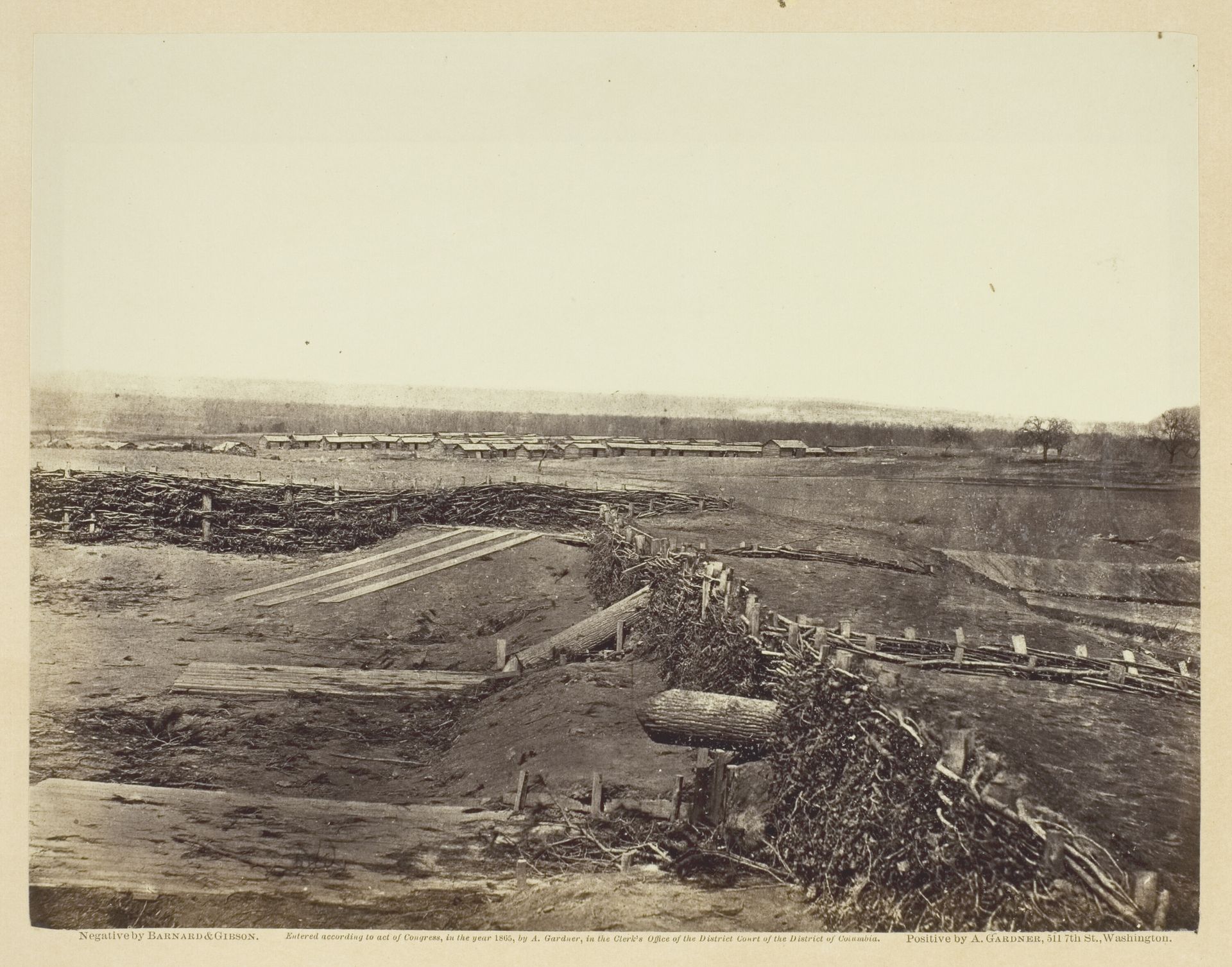 Quaker Guns, Centreville, Virginia by Barnard & Gibson
