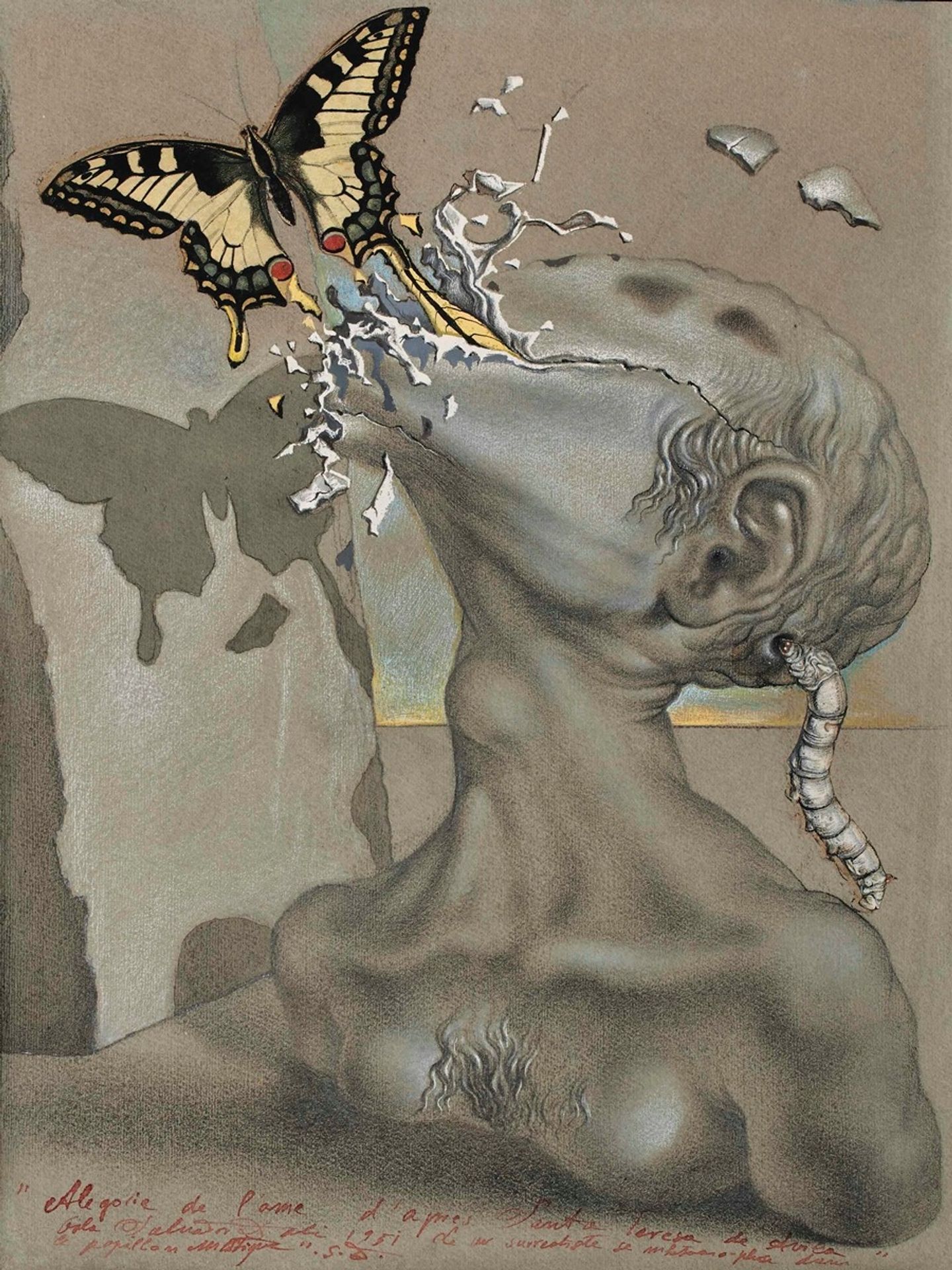 Allégorie de l’âme by Salvador Dalí