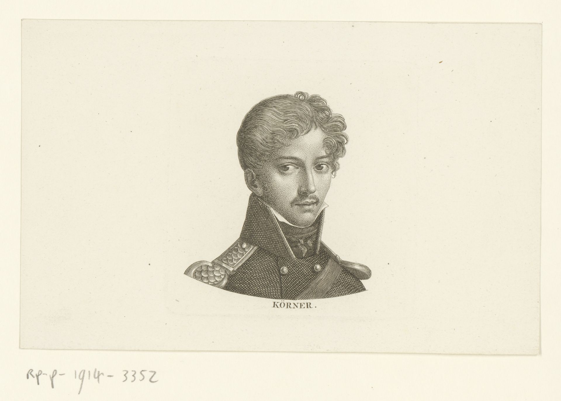 Portret van Christian Gottfried Körner by Ernst Ludwig Riepenhausen