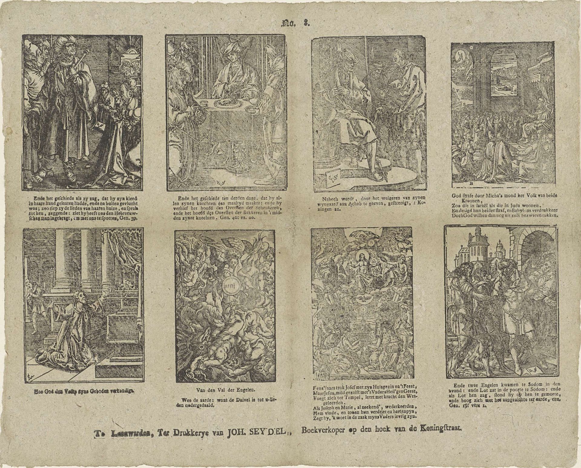 Taferelen uit het Oude Testament by Christoffel van (IV) Sichem