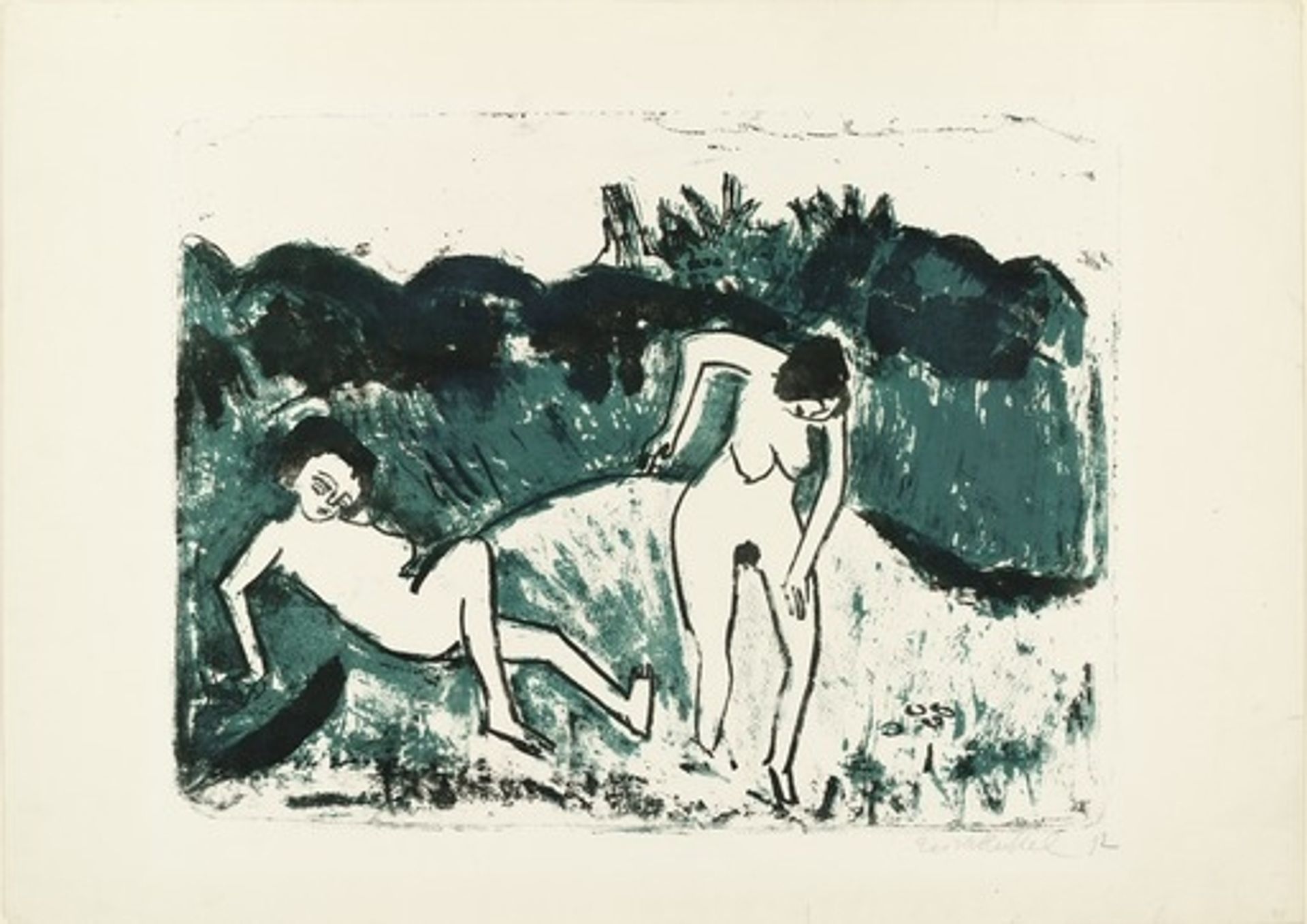 In the Meadow by Erich Heckel