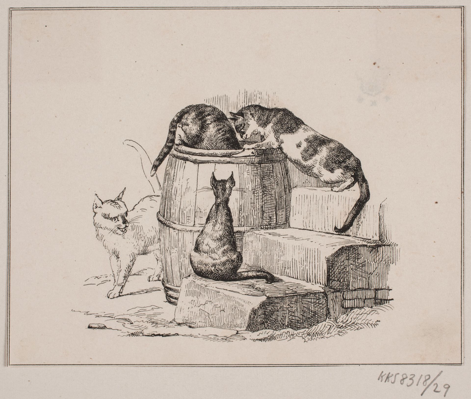 Kattene by Adolph Kittendorff