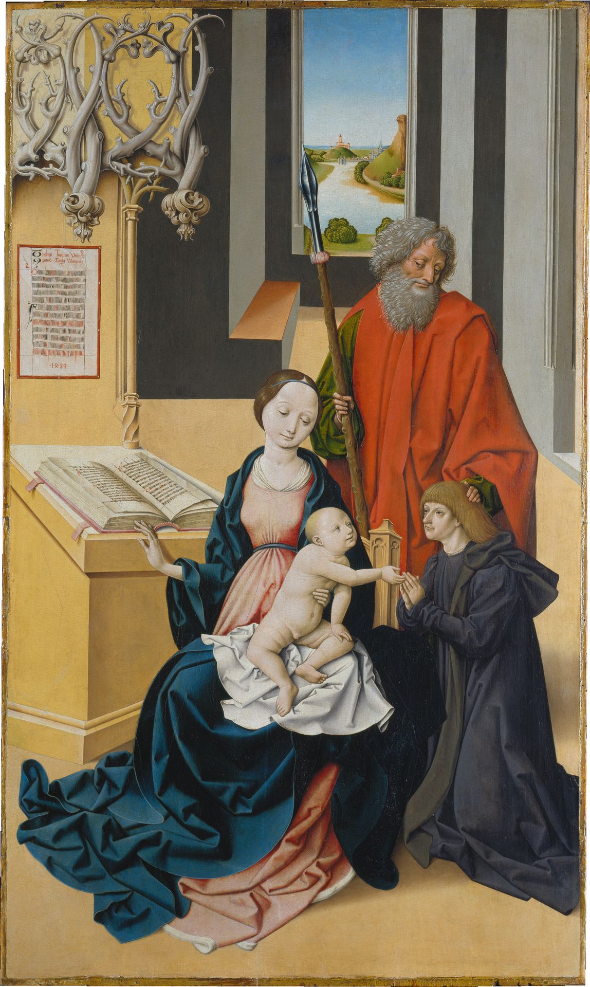 Virgin and Child and a Donor Presented by Saint Thomas by Anonymous