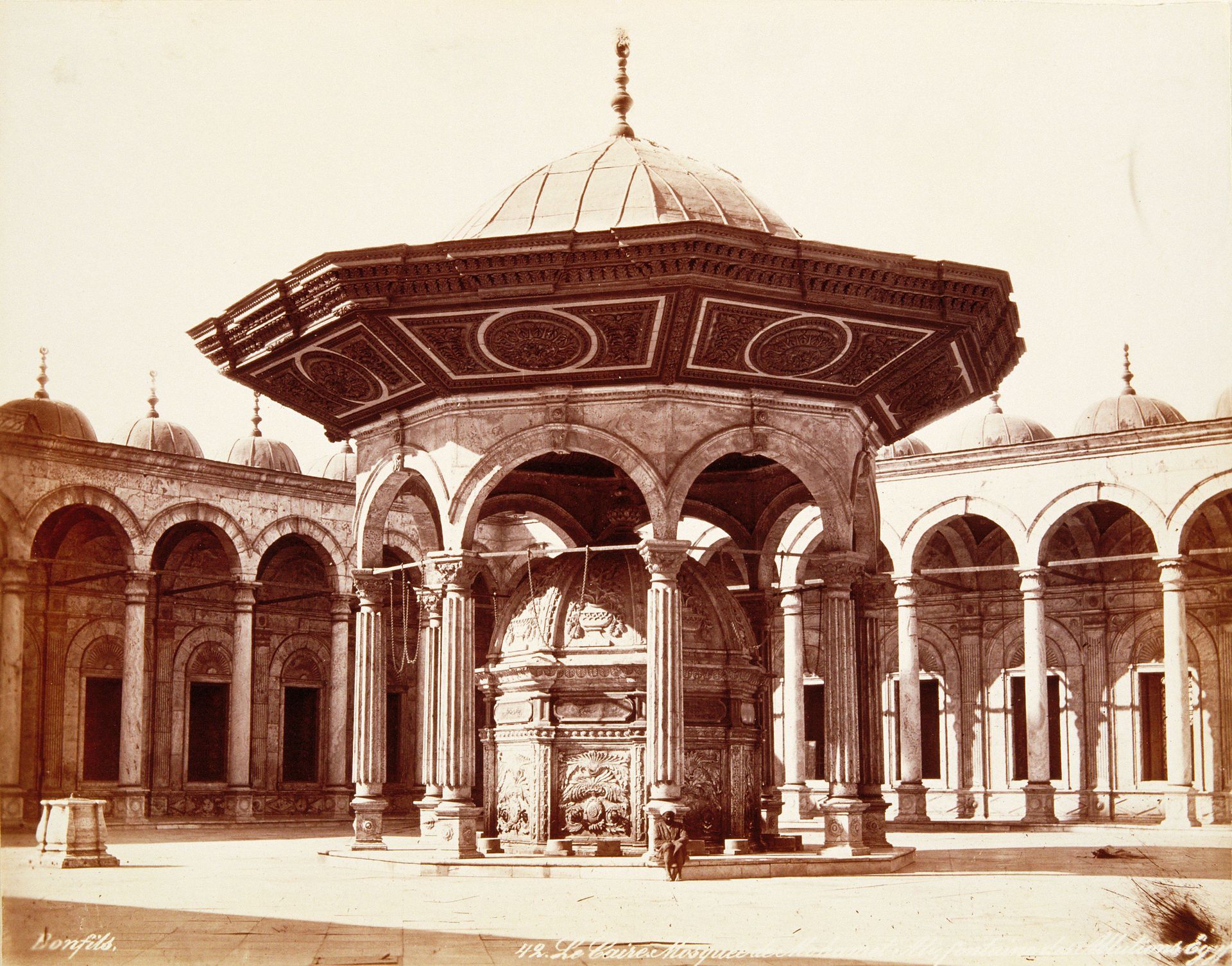 Le Caire Mosquée Mohammed-Ali by Félix Bonfils