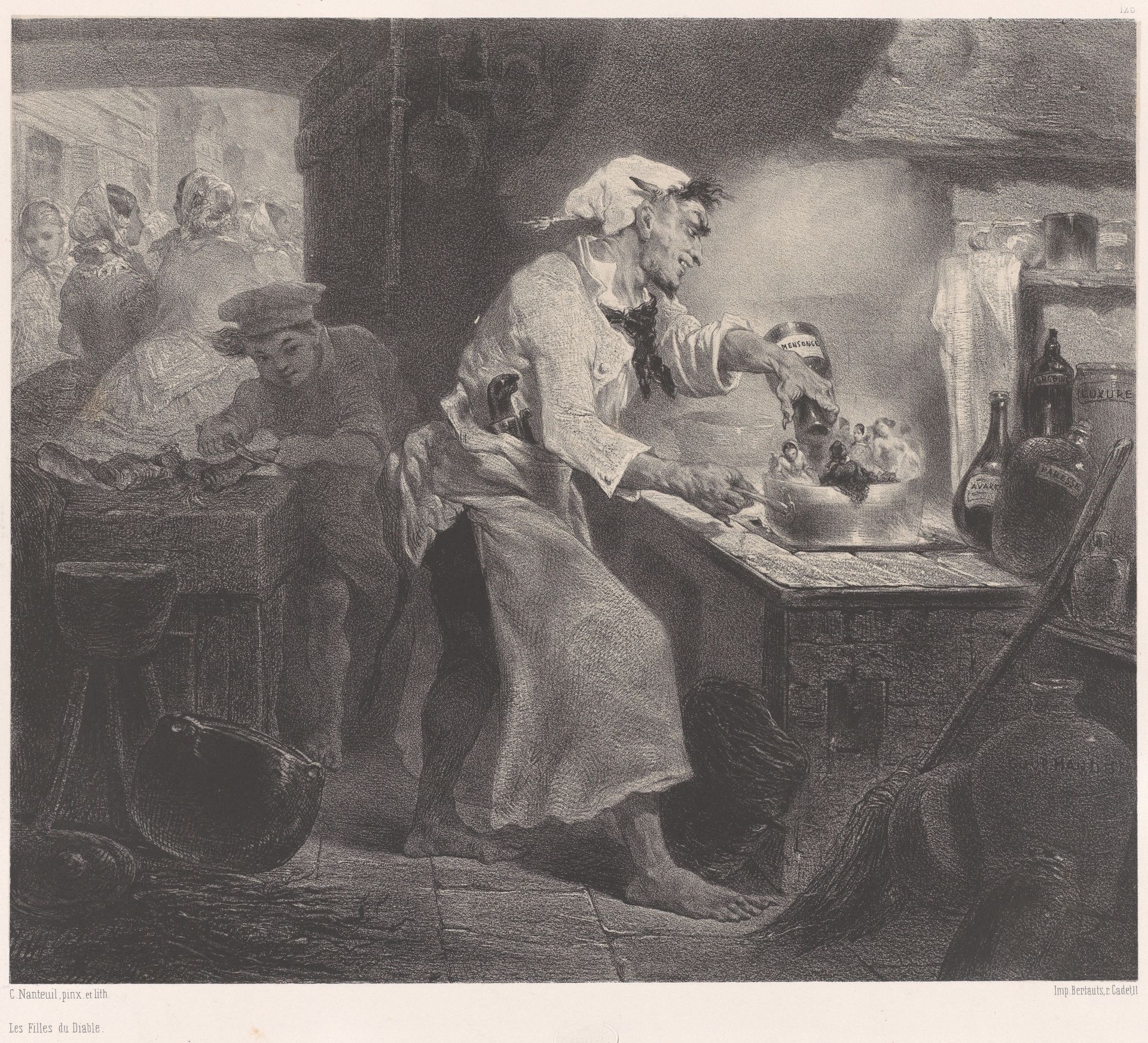 The Daughters of the Devil by Célestin Nanteuil