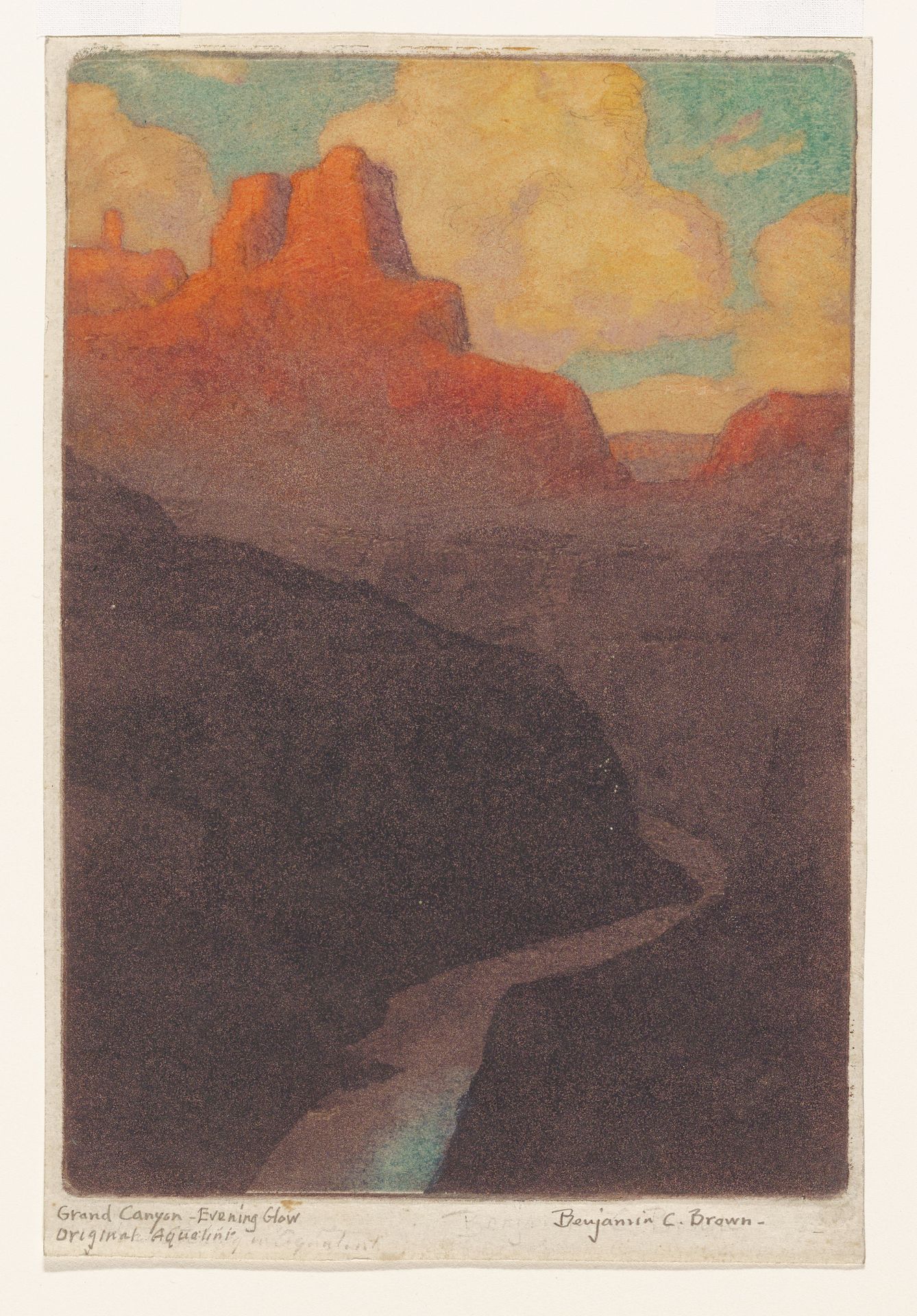Grand Canyon - Evening Glow by Benjamin Brown