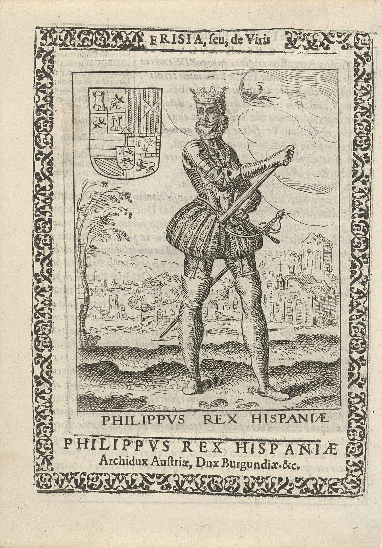 Koning Filips II, erfpotestaat van Friesland by Pieter Feddes van Harlingen