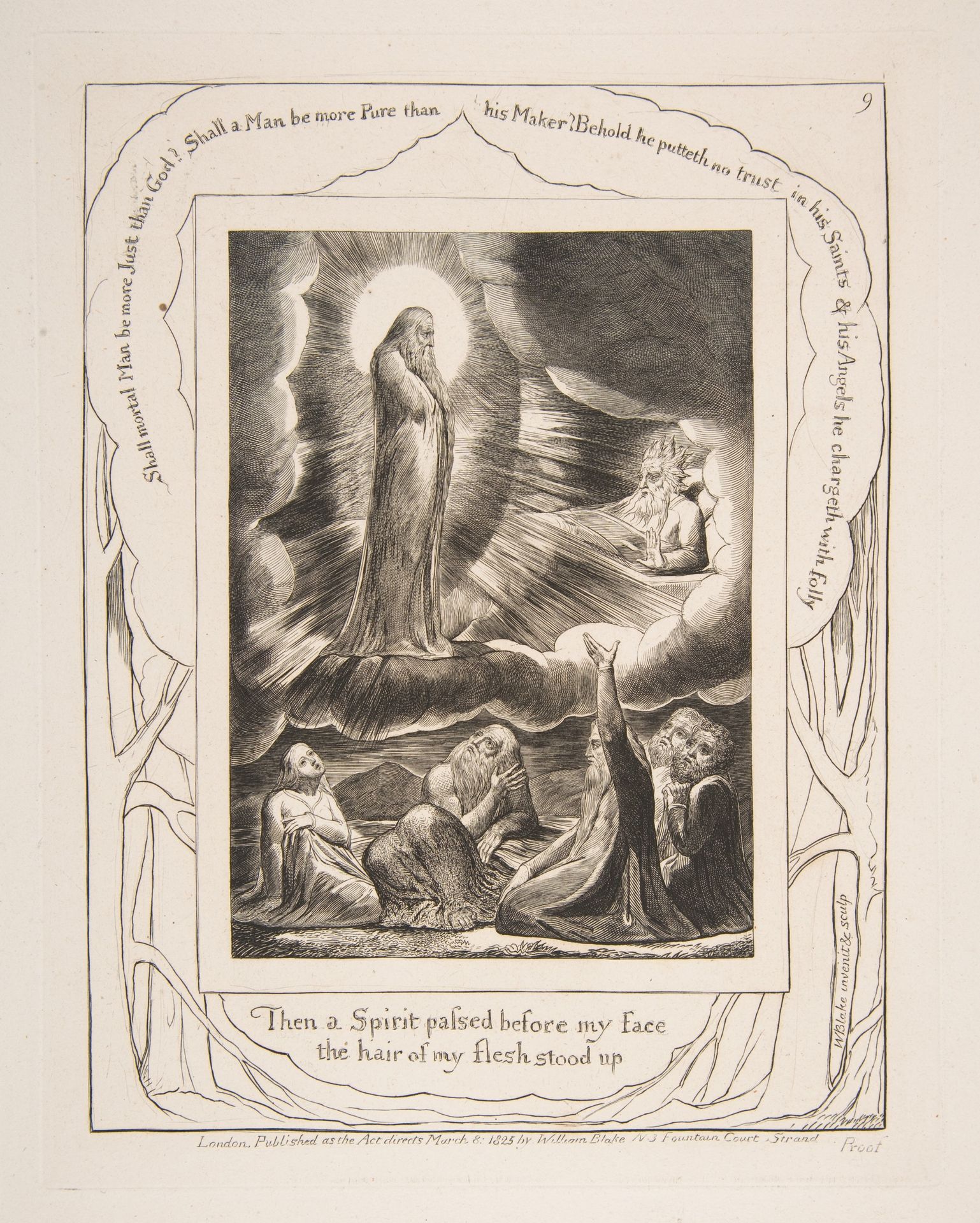 The Vision of Eliphaz by William Blake