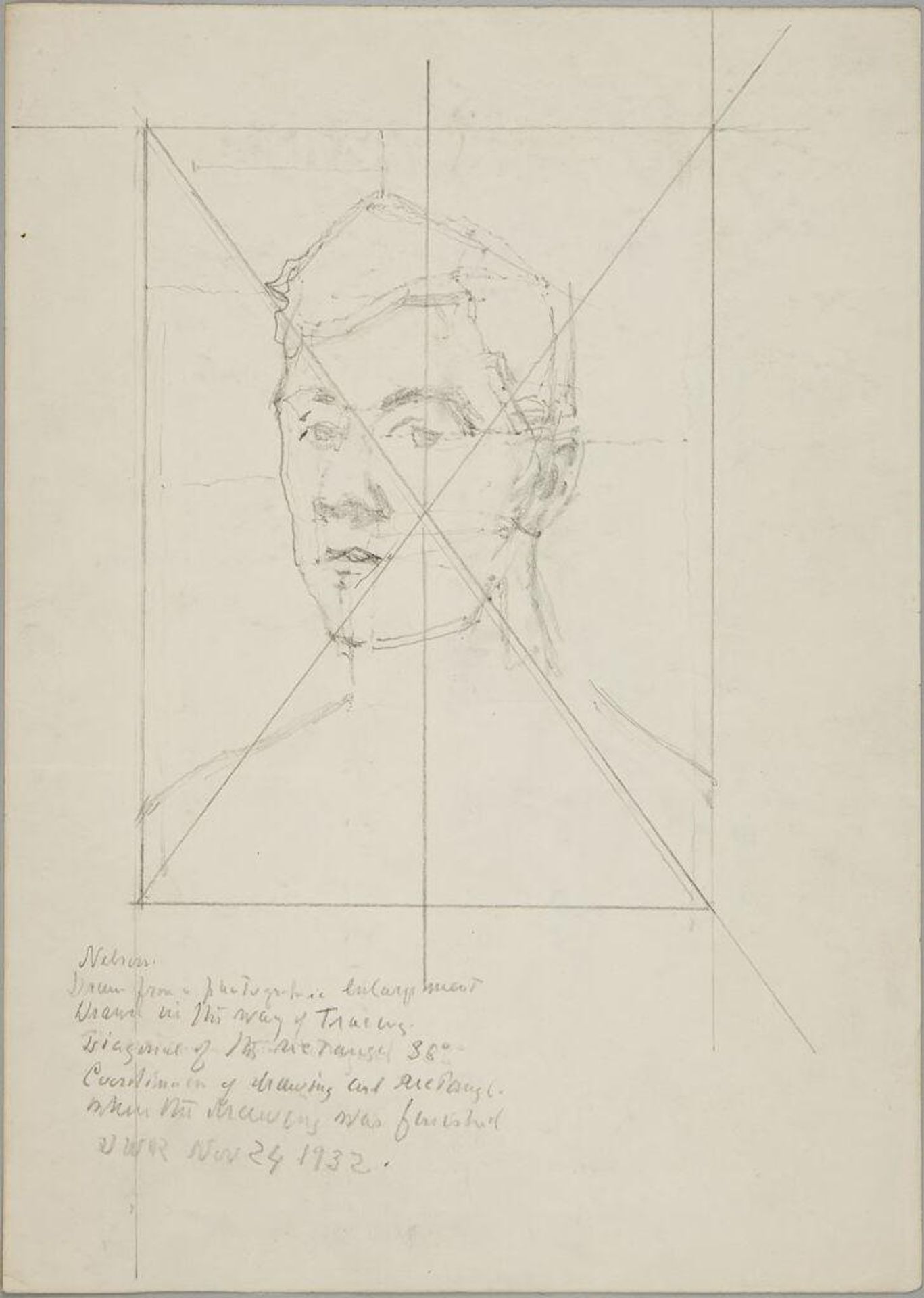 Head of Walter Nelson by Denman Waldo Ross