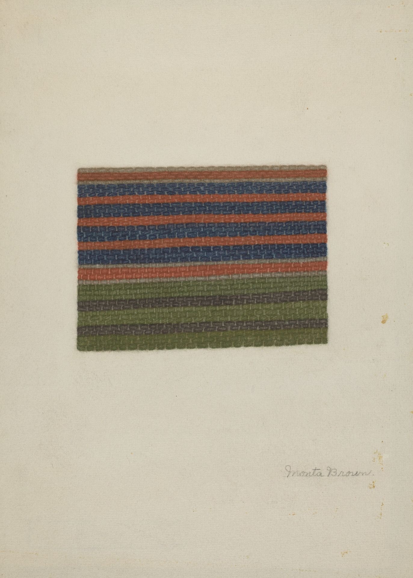 Shaker Rug by Mona Brown