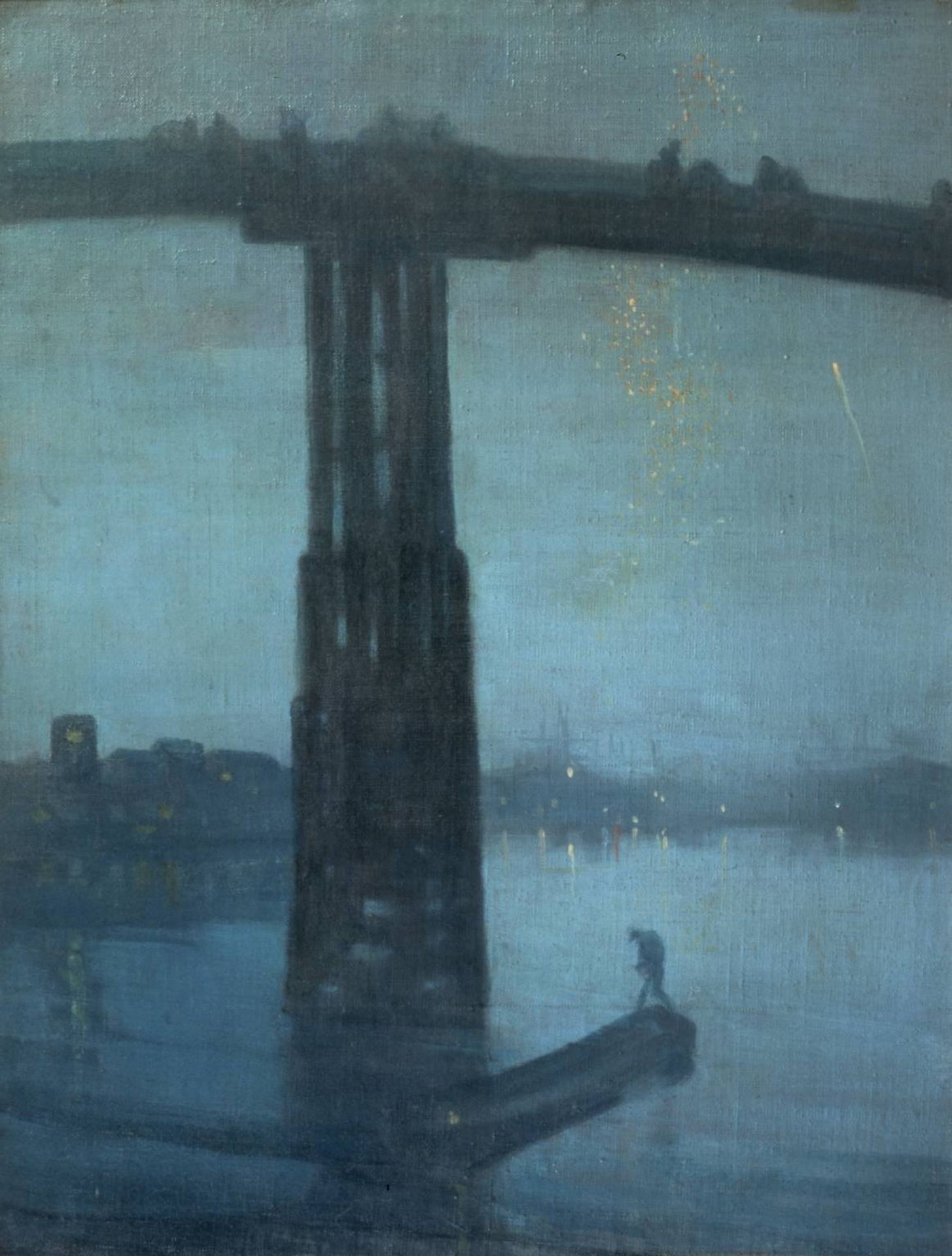 Nocturne: Blue and Gold - Old Battersea Bridge by James Abbott McNeill Whistler
