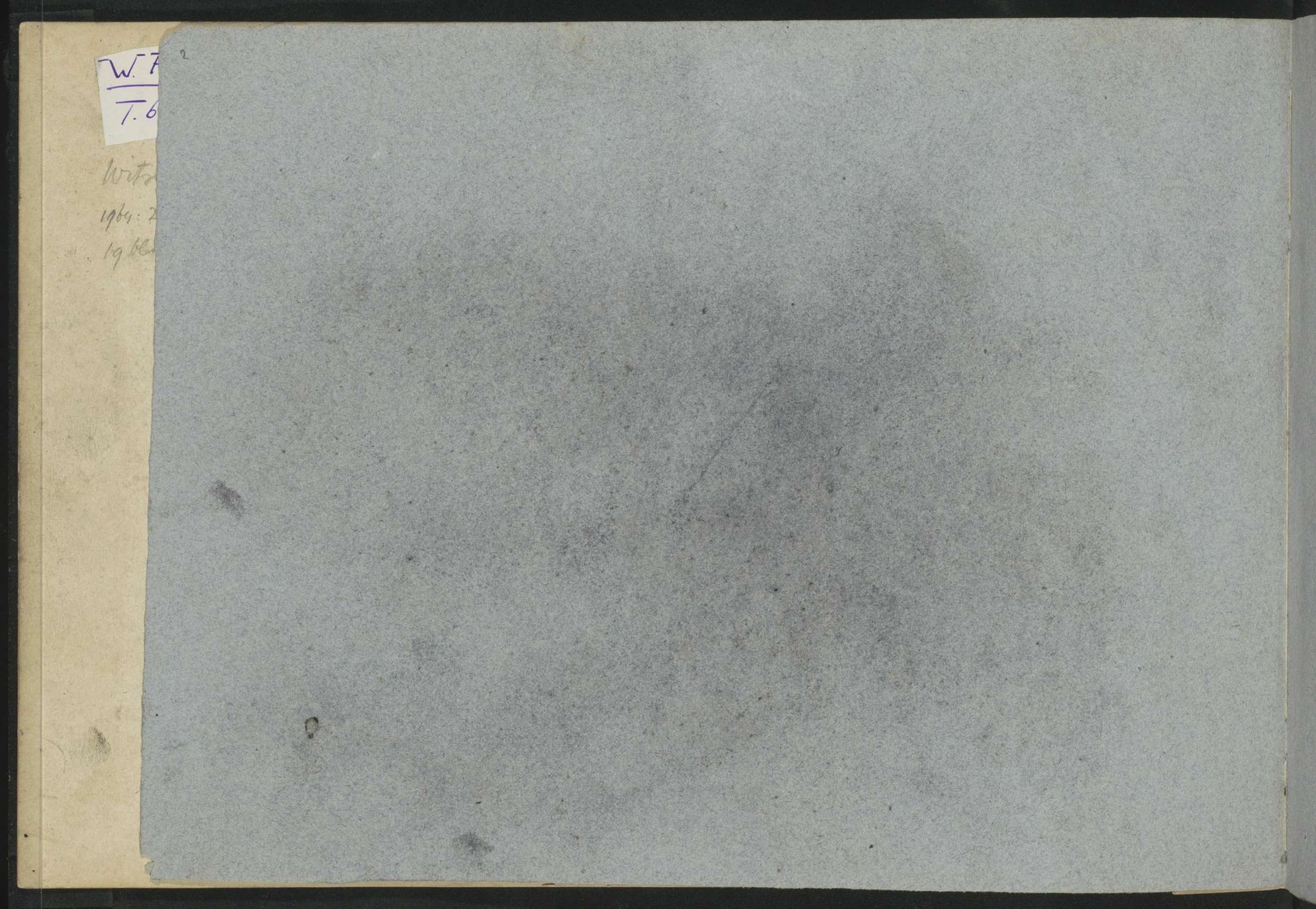 Abklatsch van de krijttekening op pagina 3 by Willem Witsen