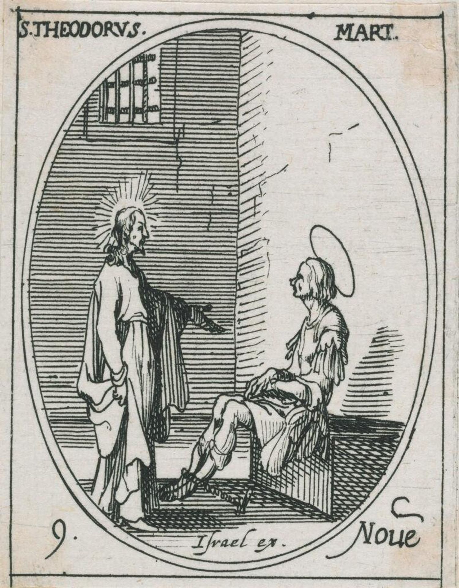Saint Theodore by Jacques Callot