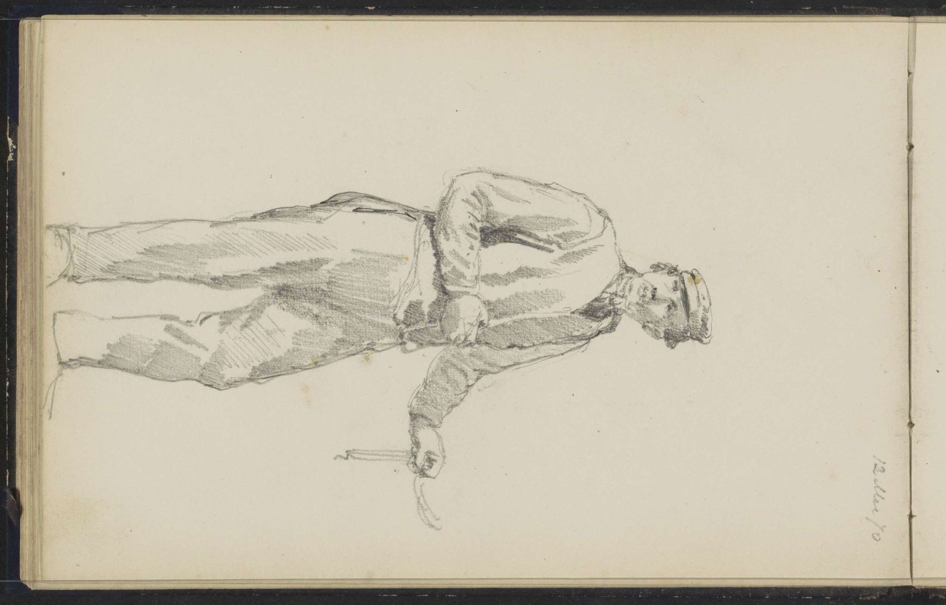 Man met een pet by Cornelis Springer